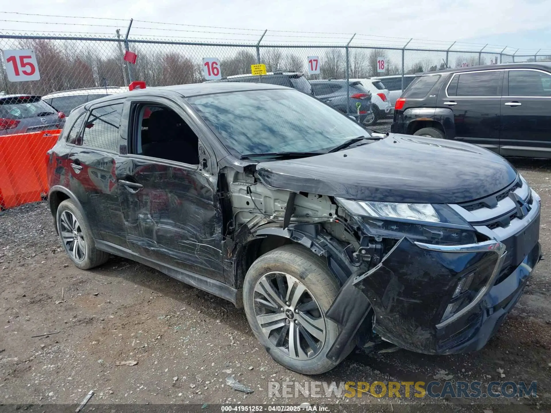 6 Photograph of a damaged car JA4ARUAU2NU006511 MITSUBISHI OUTLANDER SPORT 2022
