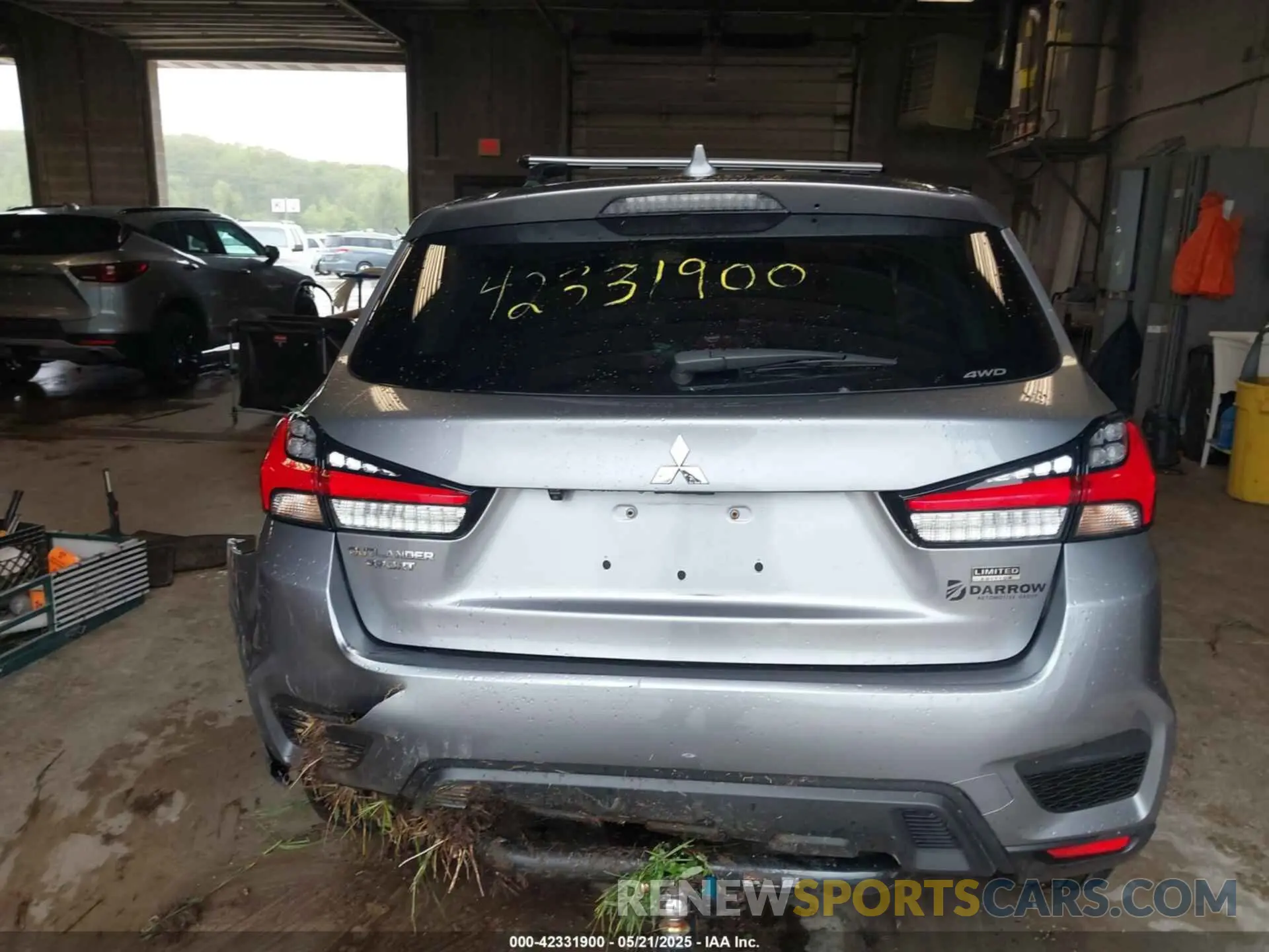 16 Photograph of a damaged car JA4ARUAU6NU017821 MITSUBISHI OUTLANDER SPORT 2022
