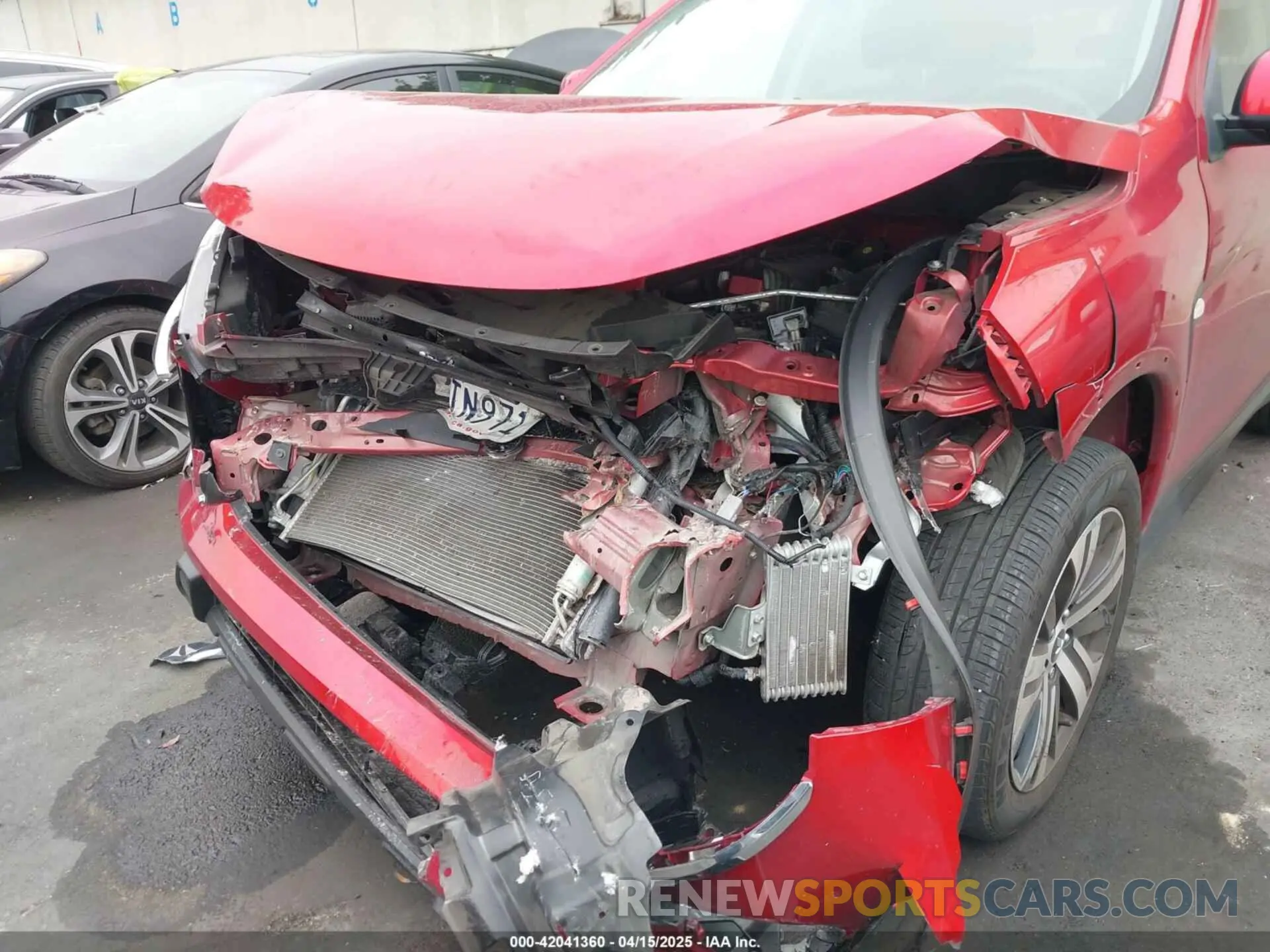 6 Photograph of a damaged car JA4ARUAU6NU021609 MITSUBISHI OUTLANDER SPORT 2022