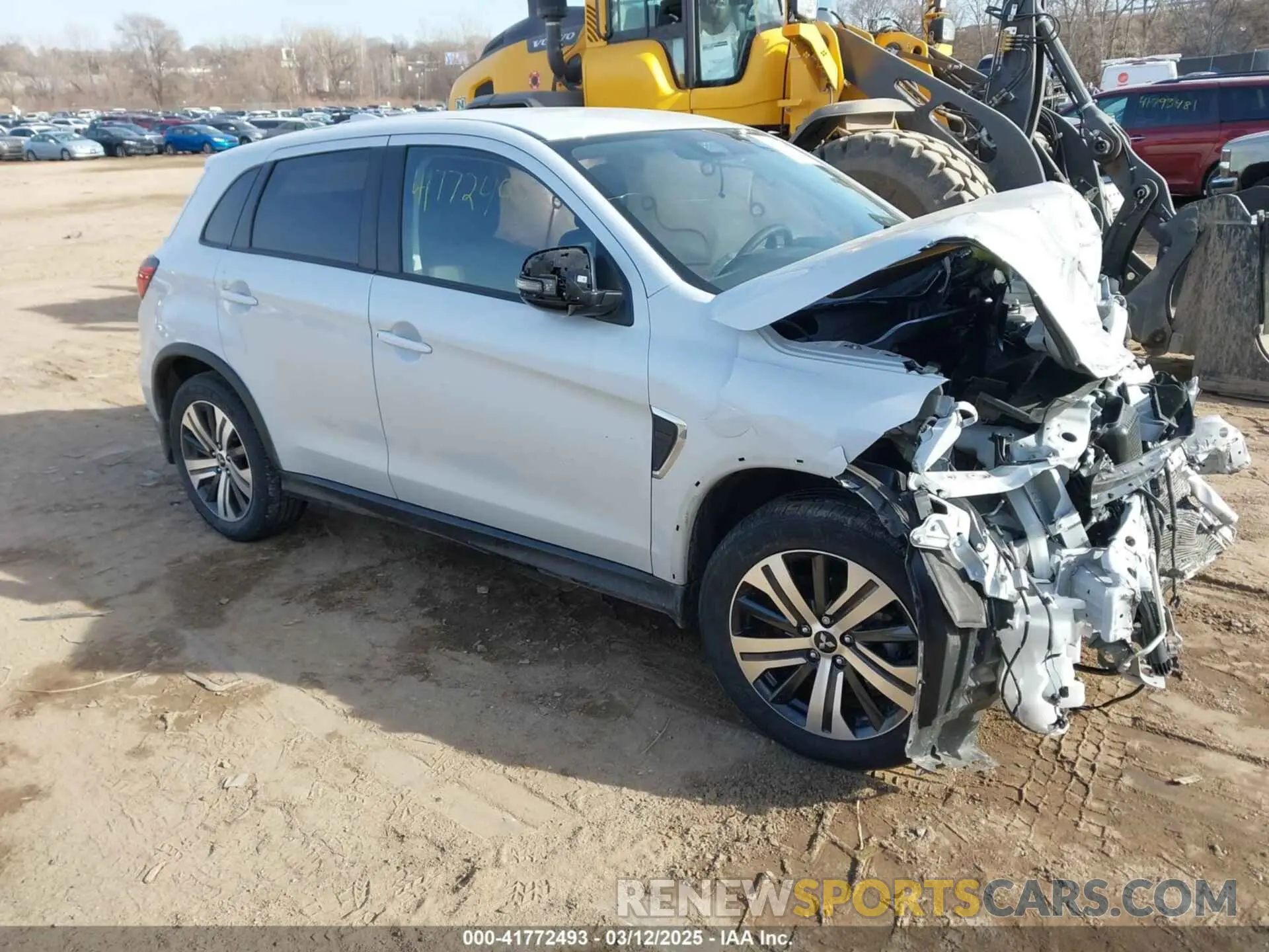 1 Photograph of a damaged car JA4ARUAU8NU024656 MITSUBISHI OUTLANDER SPORT 2022