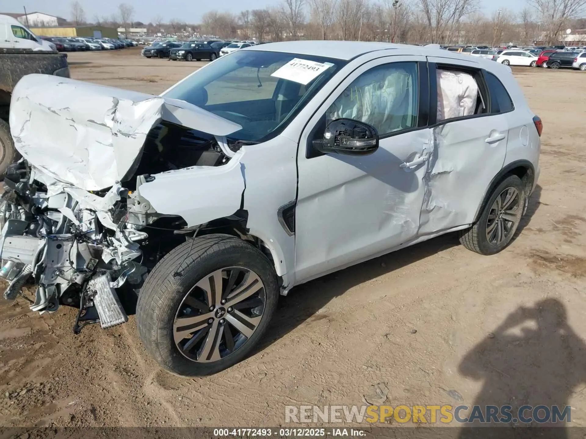 2 Photograph of a damaged car JA4ARUAU8NU024656 MITSUBISHI OUTLANDER SPORT 2022