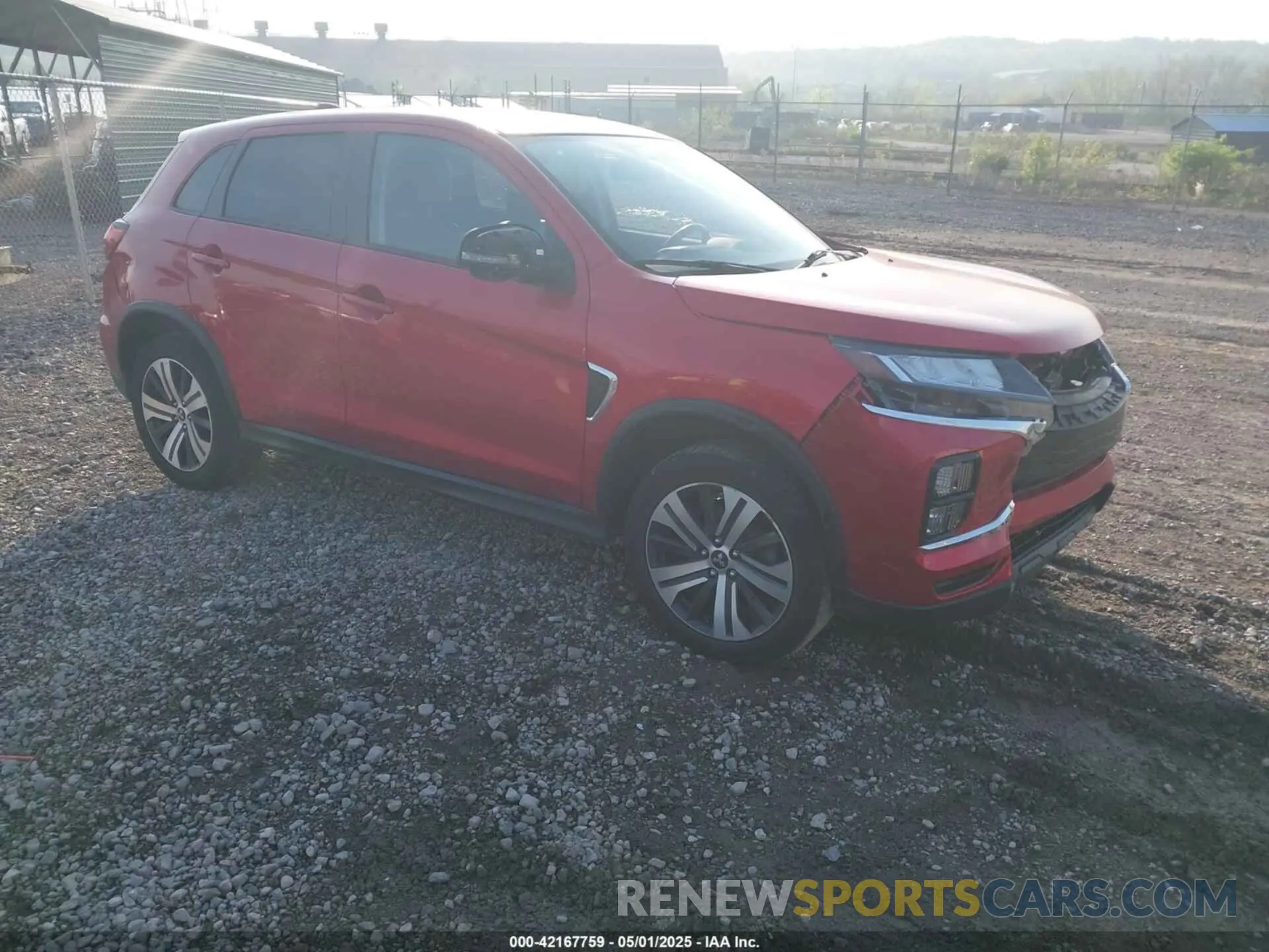 1 Photograph of a damaged car JA4ARUAU9NU003508 MITSUBISHI OUTLANDER SPORT 2022