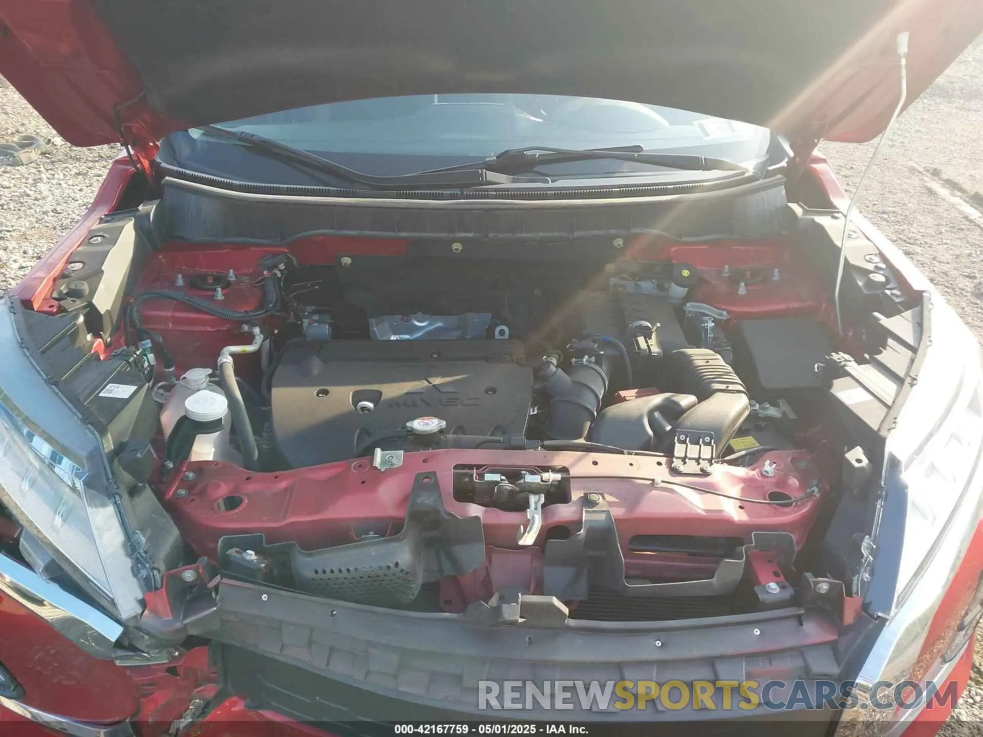 10 Photograph of a damaged car JA4ARUAU9NU003508 MITSUBISHI OUTLANDER SPORT 2022
