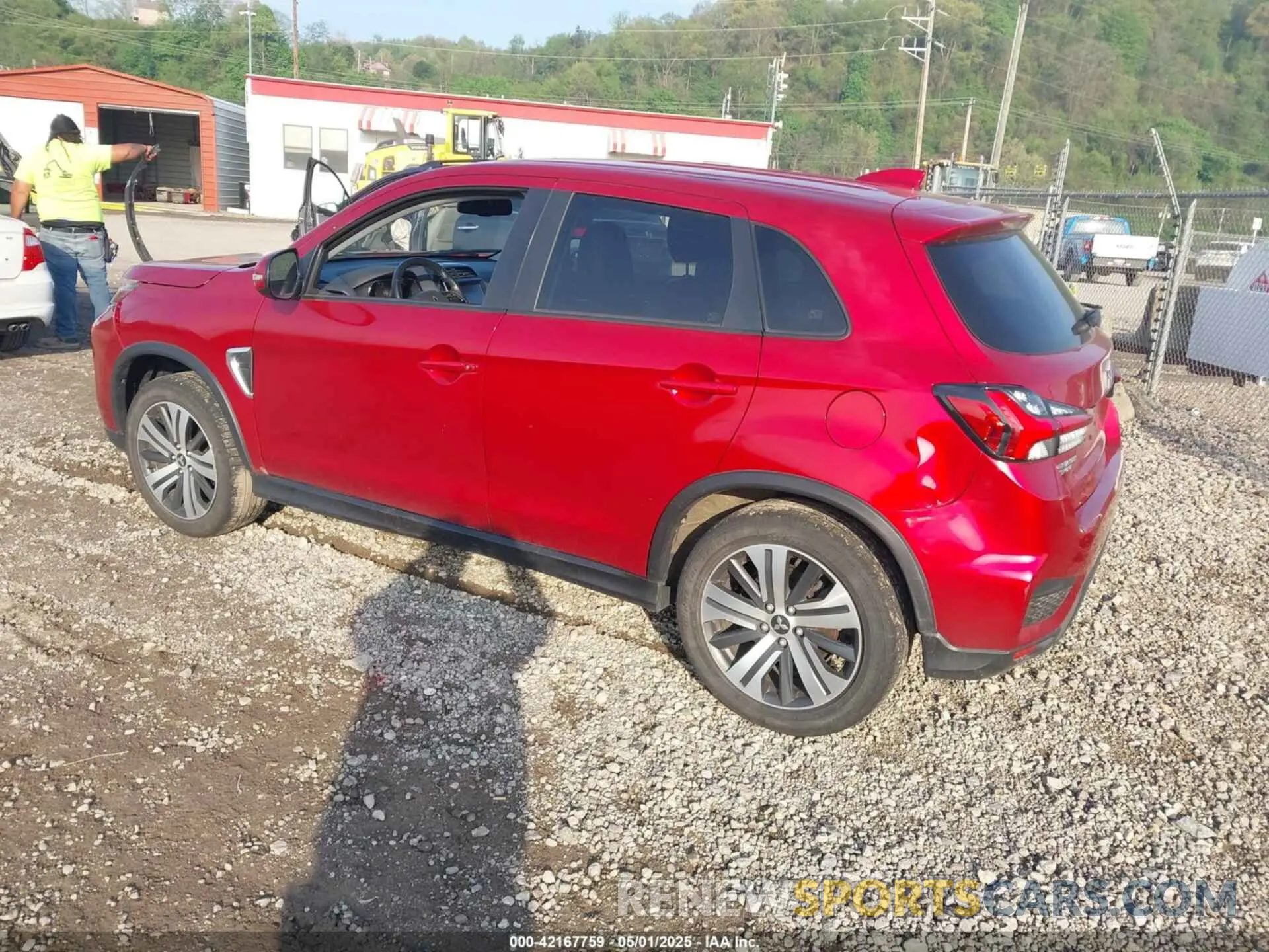 3 Photograph of a damaged car JA4ARUAU9NU003508 MITSUBISHI OUTLANDER SPORT 2022