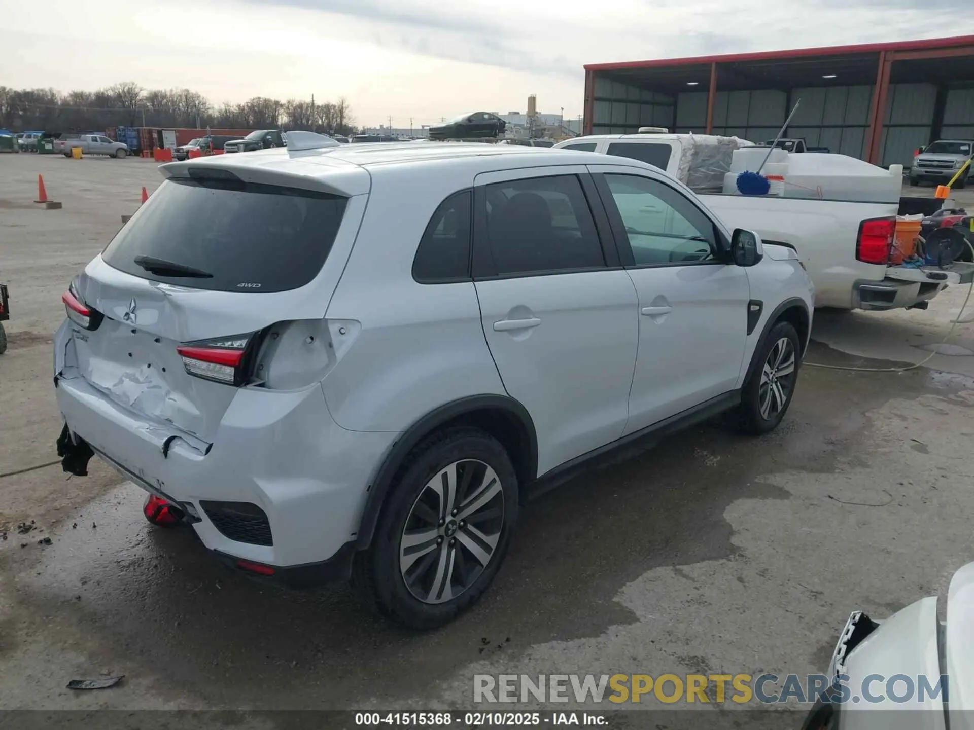 4 Photograph of a damaged car JA4ARUAU0PU004579 MITSUBISHI OUTLANDER SPORT 2023
