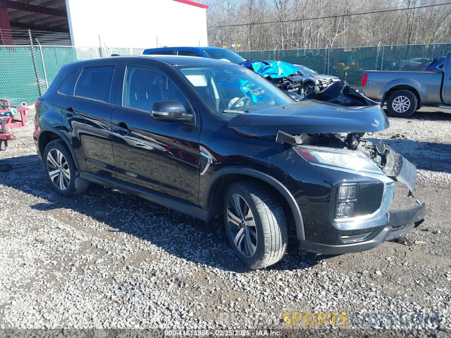 1 Photograph of a damaged car JA4ARUAU0PU007594 MITSUBISHI OUTLANDER SPORT 2023