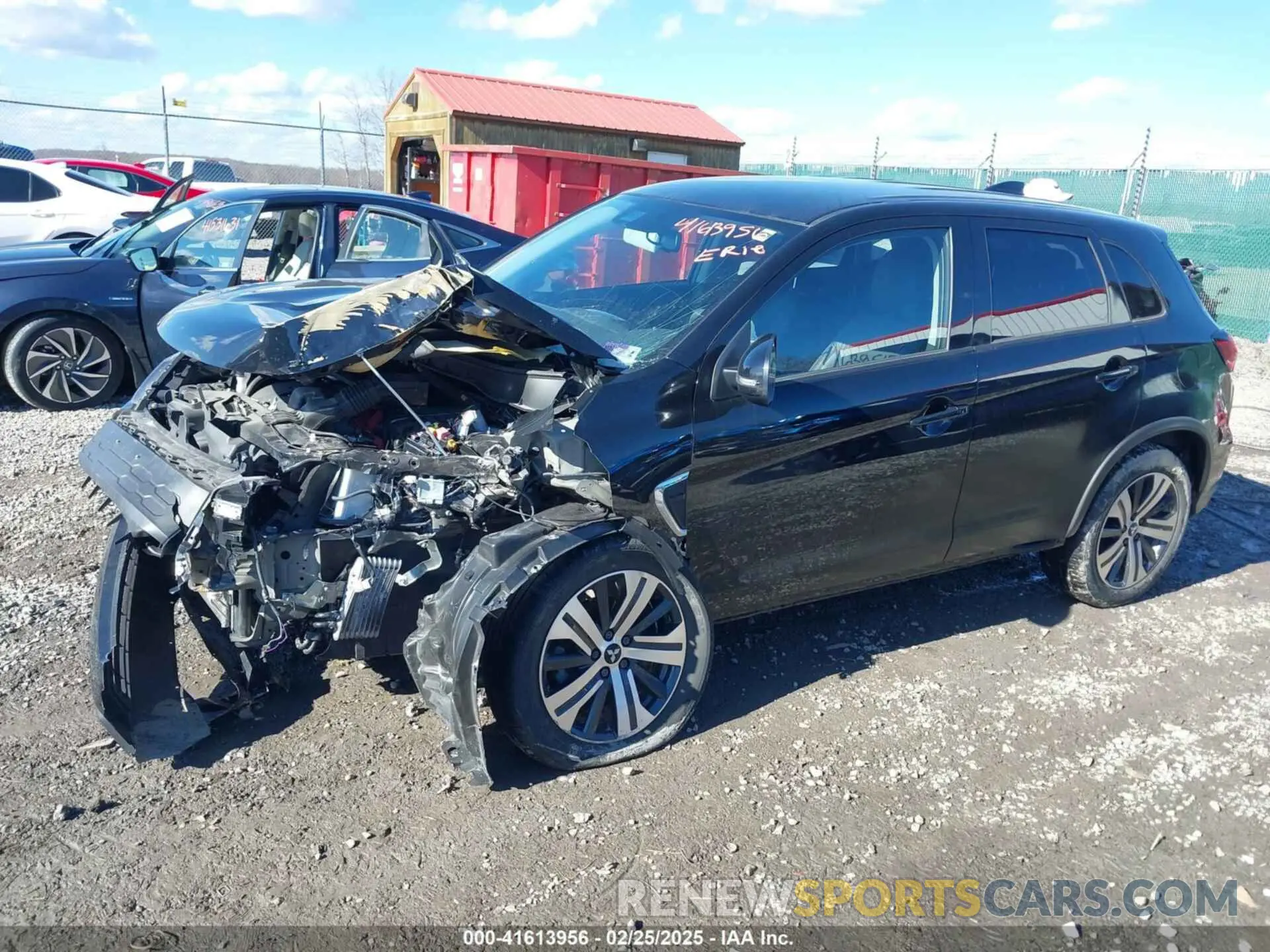2 Photograph of a damaged car JA4ARUAU0PU007594 MITSUBISHI OUTLANDER SPORT 2023