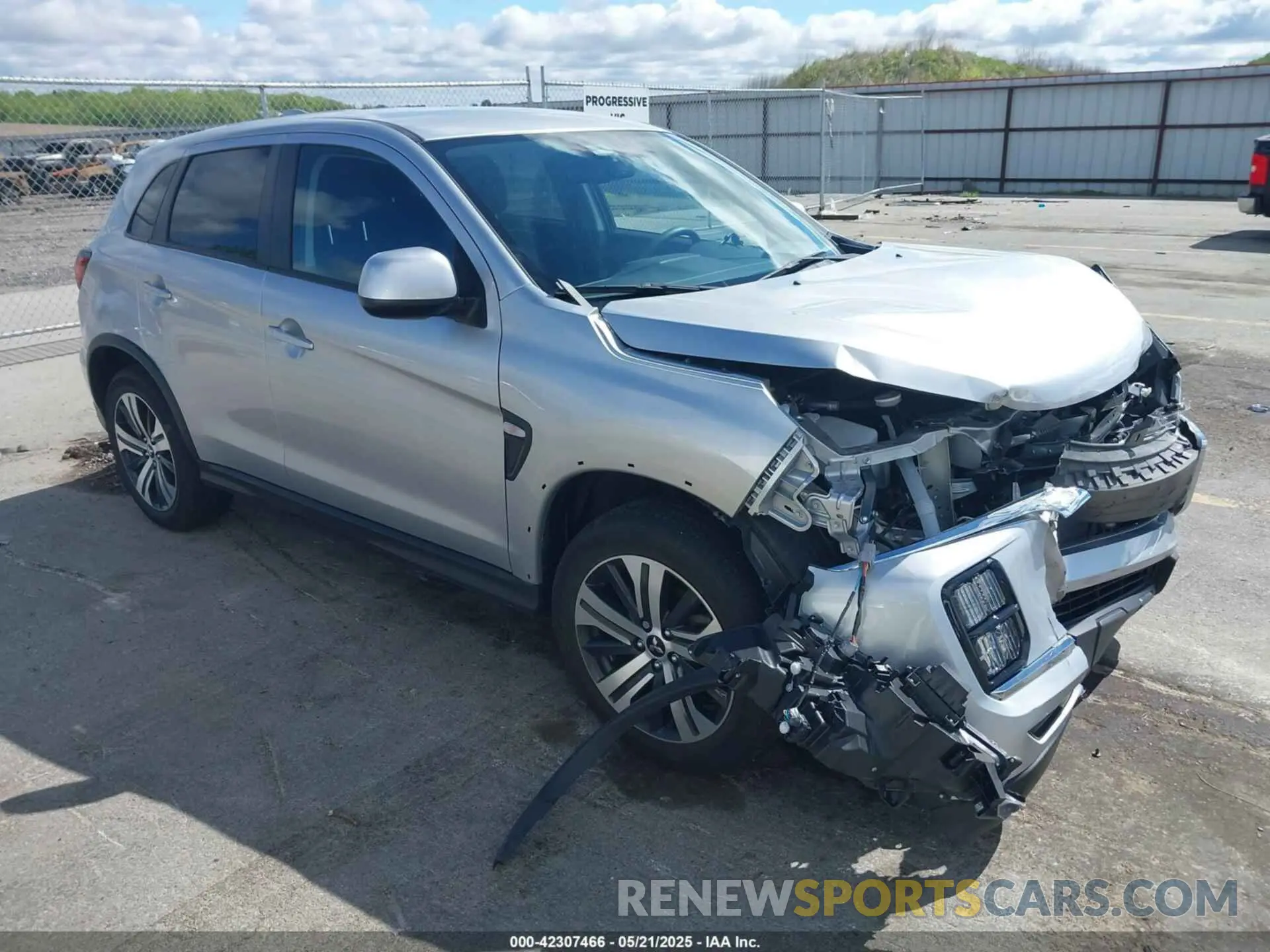 1 Photograph of a damaged car JA4ARUAU0PU011547 MITSUBISHI OUTLANDER SPORT 2023