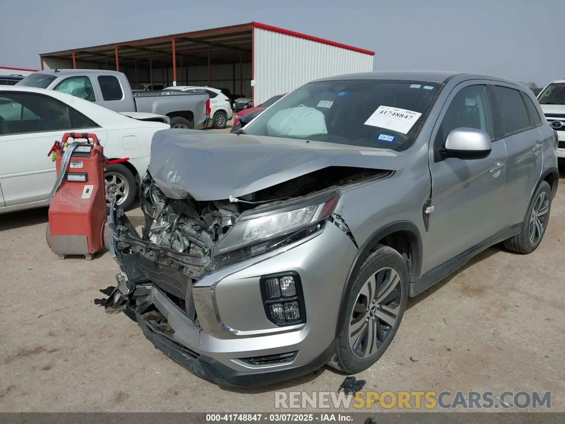 2 Photograph of a damaged car JA4ARUAU0PU016926 MITSUBISHI OUTLANDER SPORT 2023