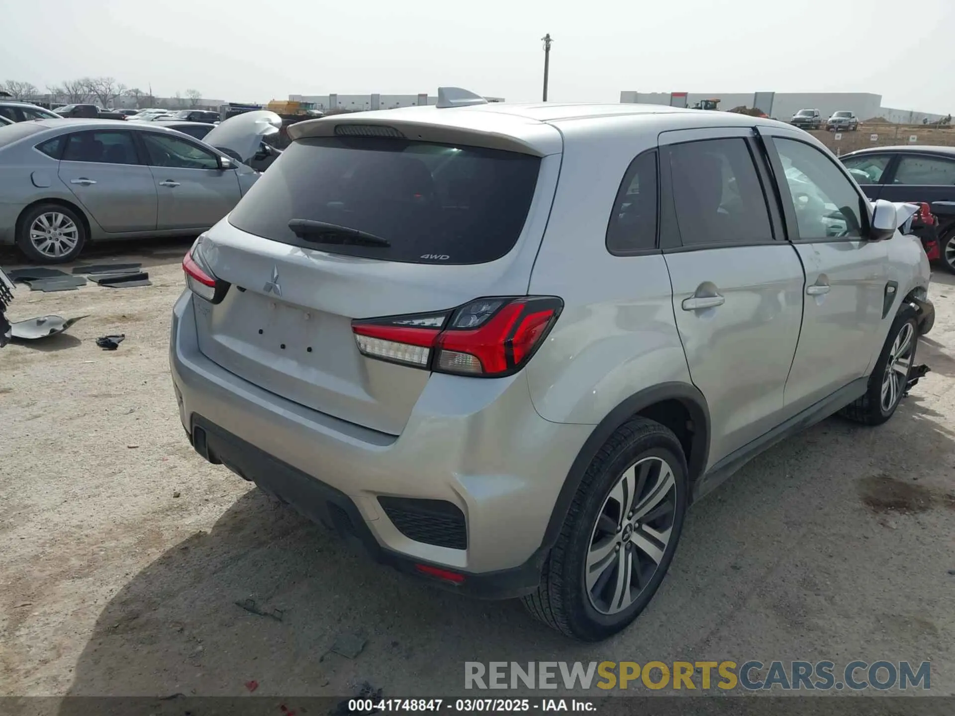 4 Photograph of a damaged car JA4ARUAU0PU016926 MITSUBISHI OUTLANDER SPORT 2023