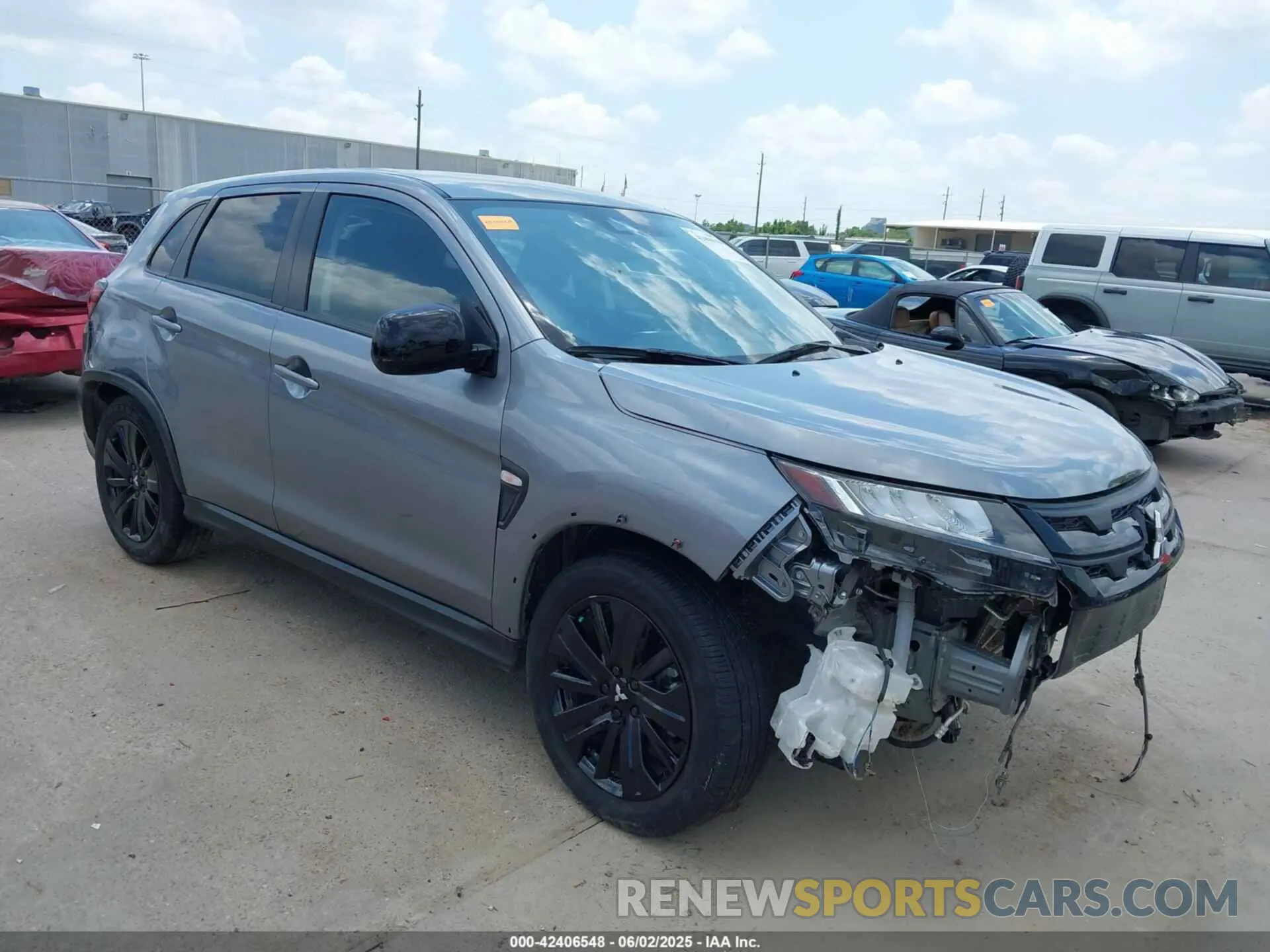 1 Photograph of a damaged car JA4ARUAU0PU016991 MITSUBISHI OUTLANDER SPORT 2023