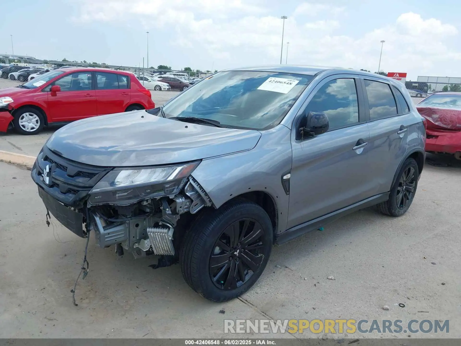 2 Photograph of a damaged car JA4ARUAU0PU016991 MITSUBISHI OUTLANDER SPORT 2023