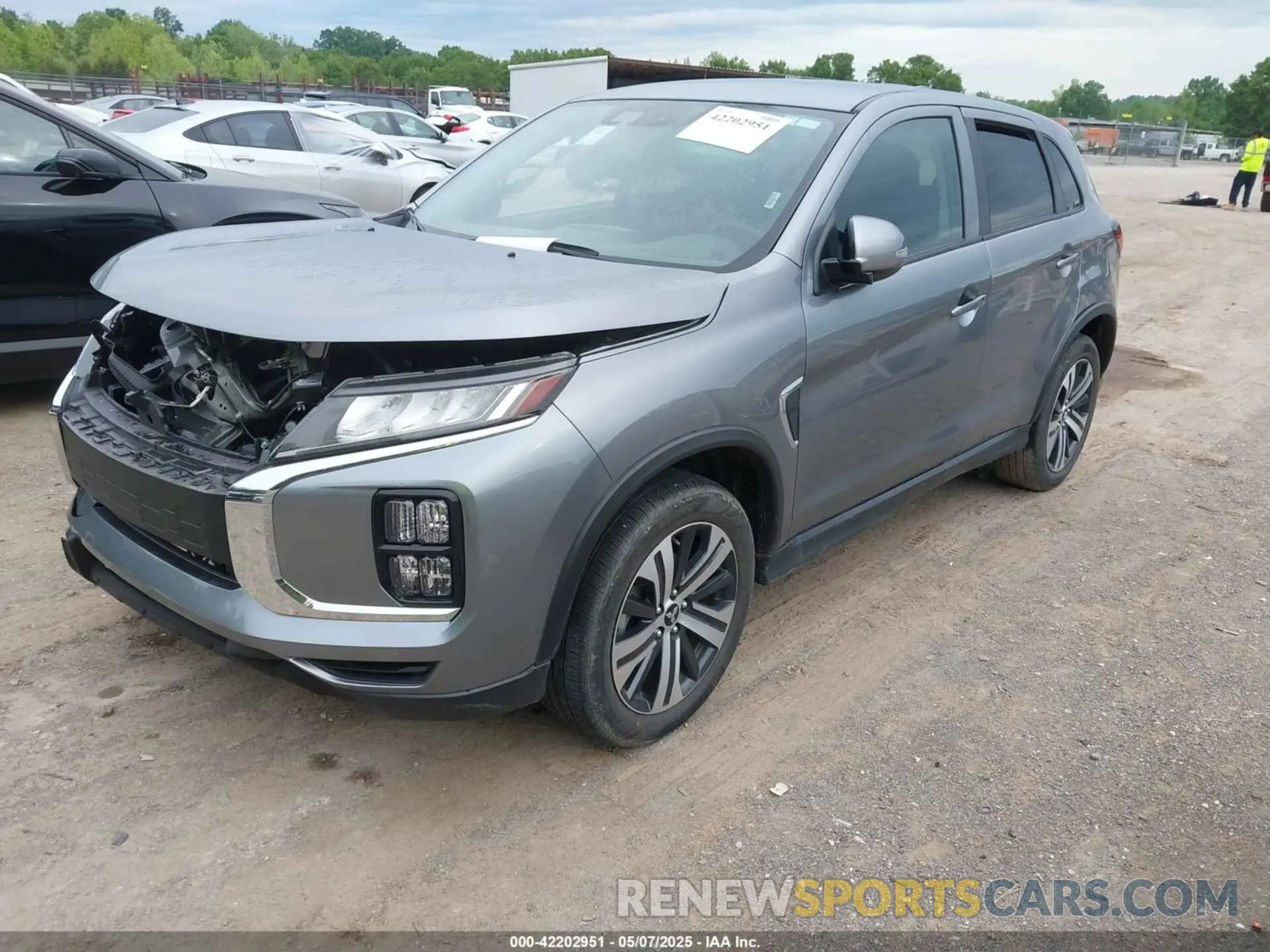 2 Photograph of a damaged car JA4ARUAU1PU004915 MITSUBISHI OUTLANDER SPORT 2023