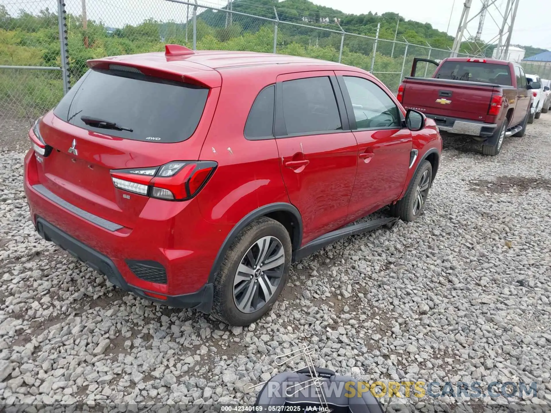 4 Photograph of a damaged car JA4ARUAU2PU002719 MITSUBISHI OUTLANDER SPORT 2023