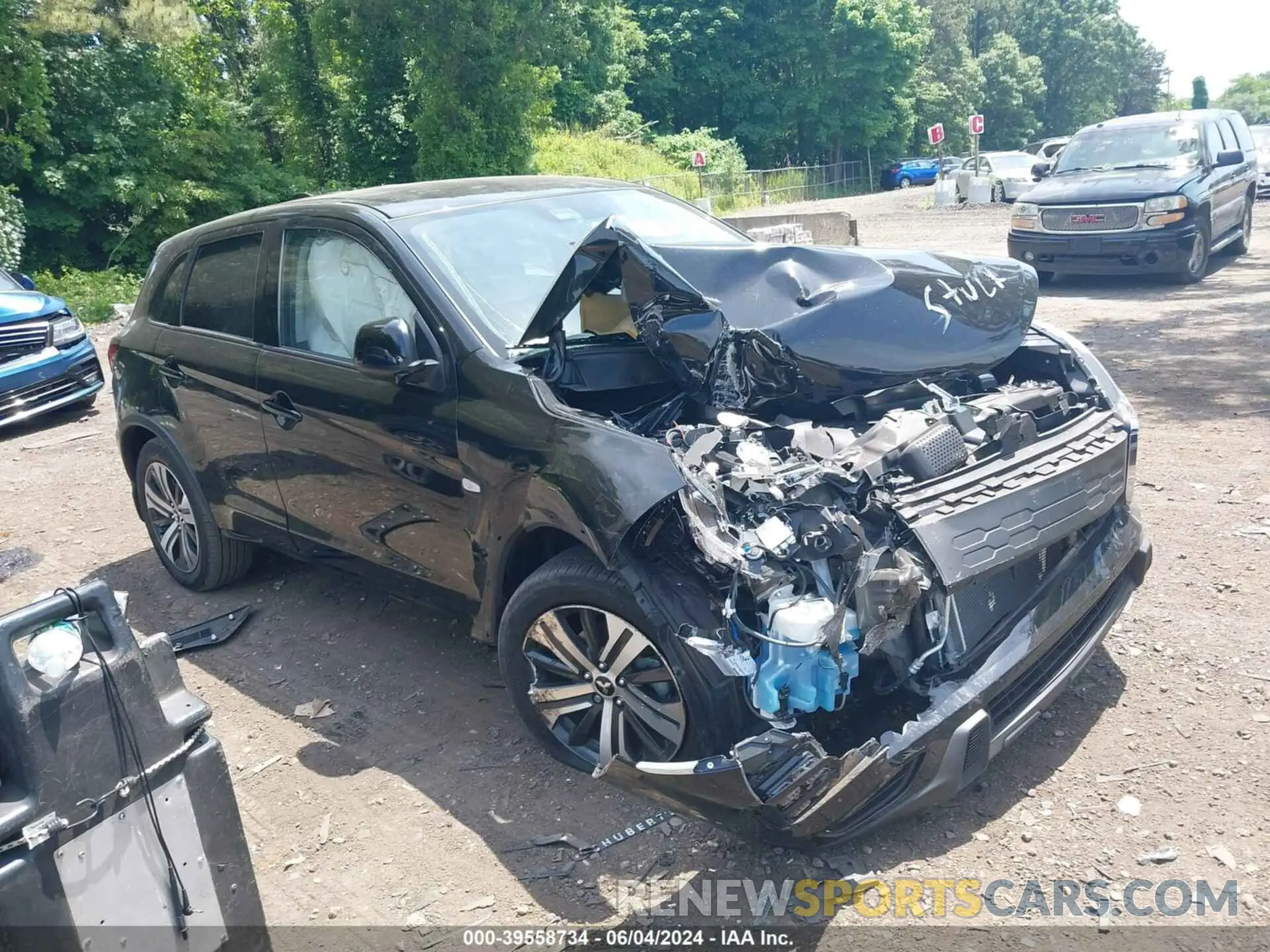 1 Photograph of a damaged car JA4ARUAU2PU008729 MITSUBISHI OUTLANDER SPORT 2023