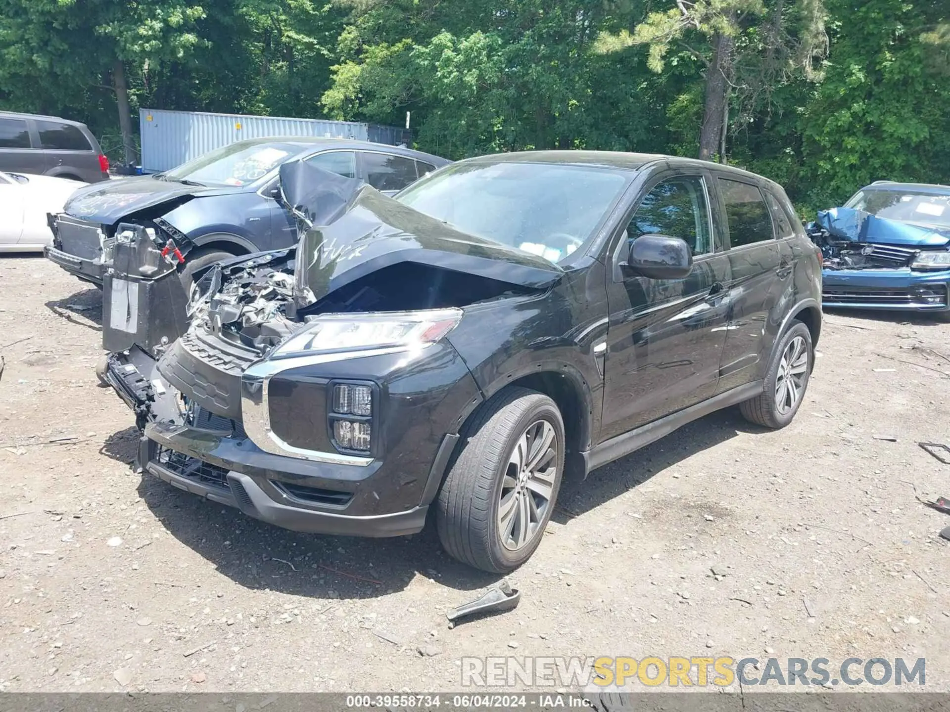 2 Photograph of a damaged car JA4ARUAU2PU008729 MITSUBISHI OUTLANDER SPORT 2023