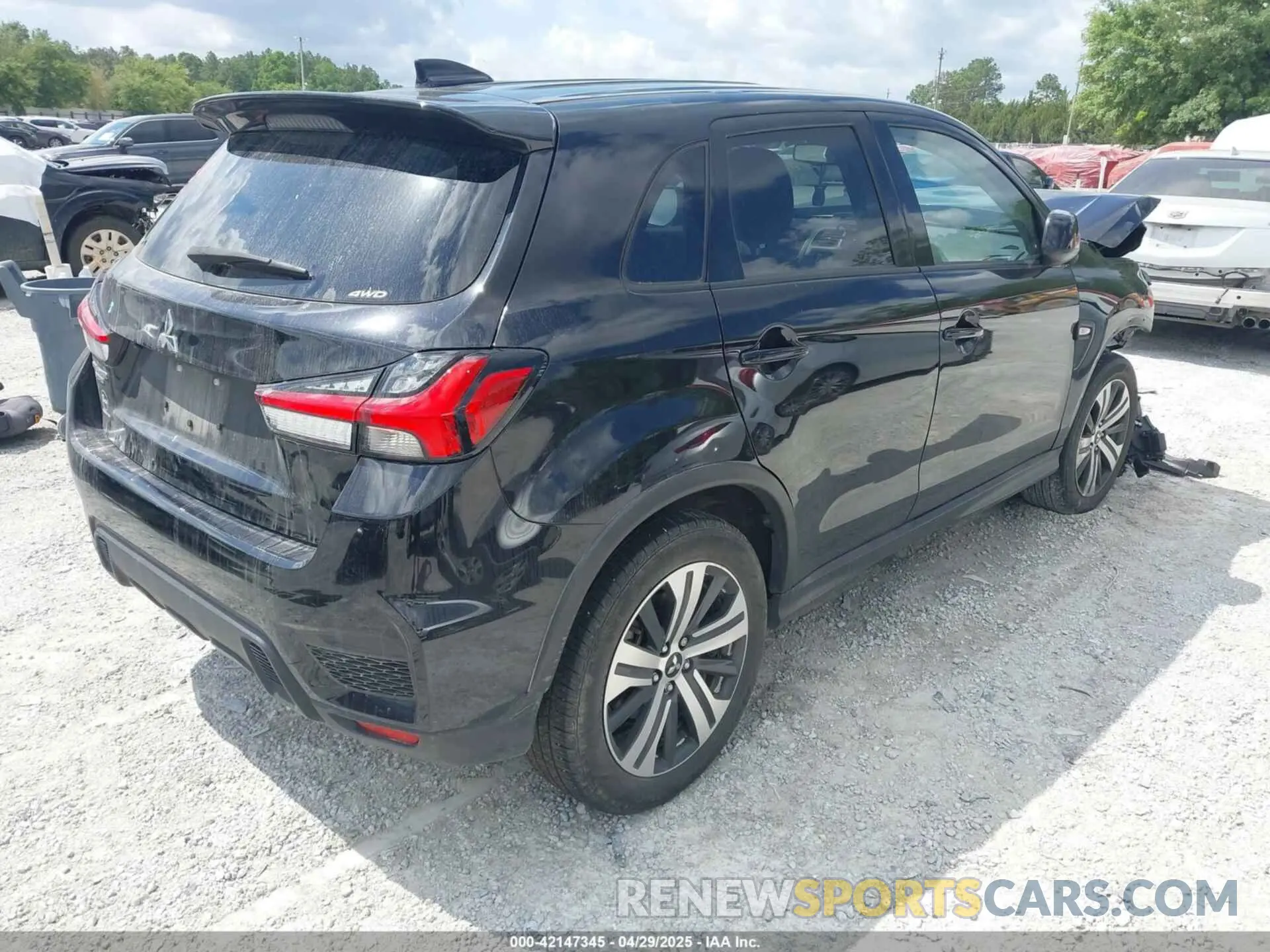 4 Photograph of a damaged car JA4ARUAU2PU014515 MITSUBISHI OUTLANDER SPORT 2023