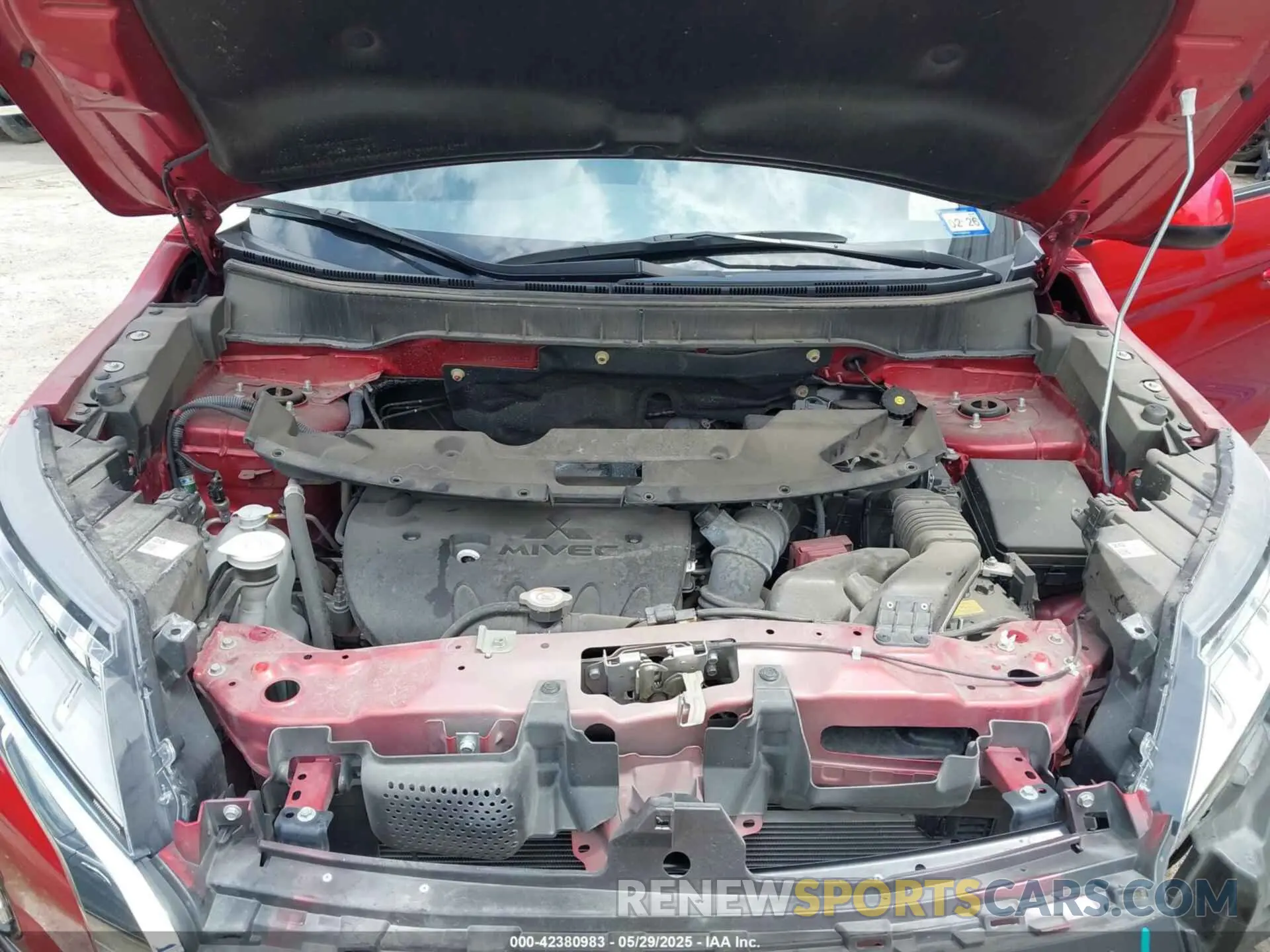 10 Photograph of a damaged car JA4ARUAU4PU003502 MITSUBISHI OUTLANDER SPORT 2023