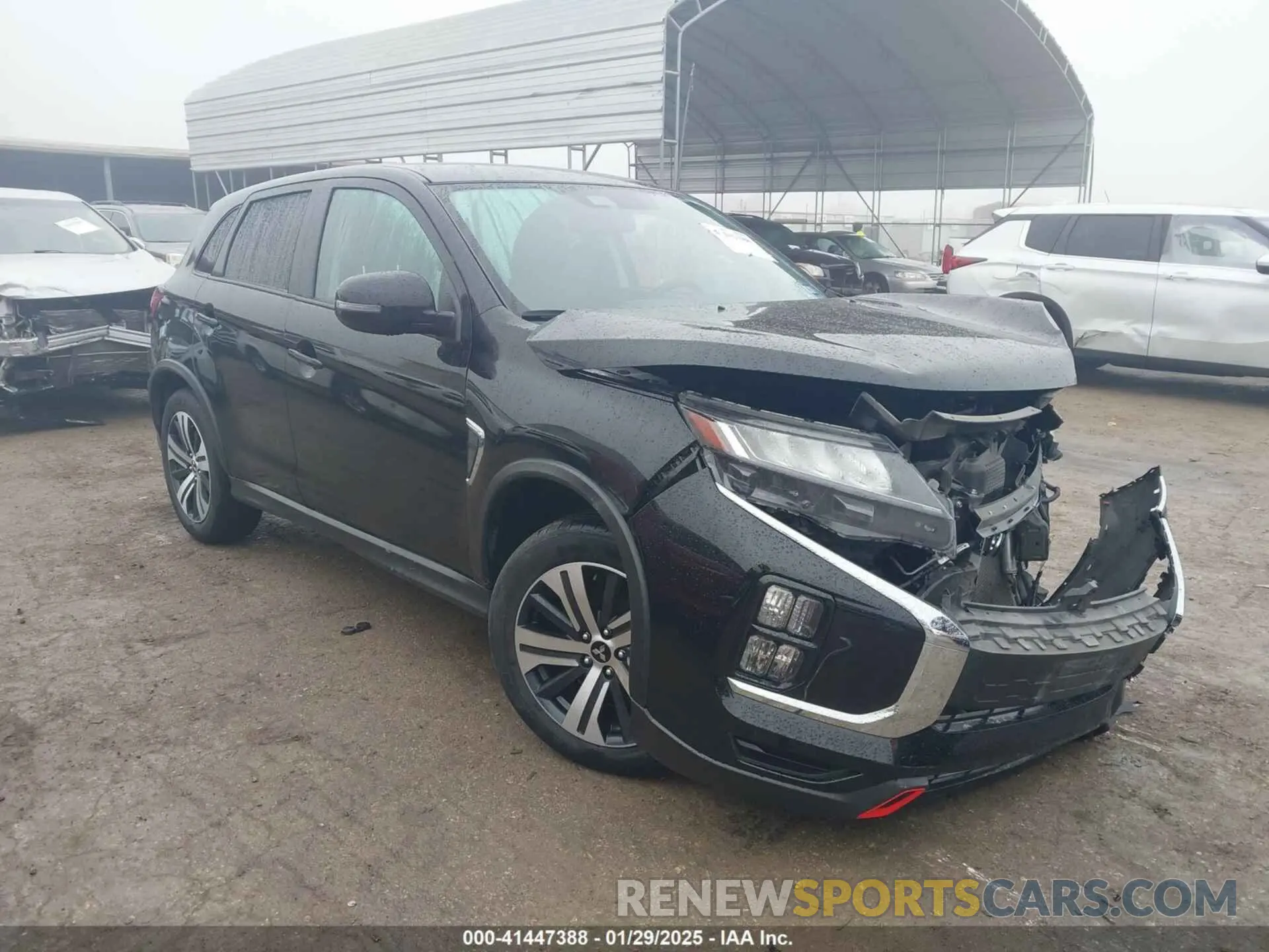 1 Photograph of a damaged car JA4ARUAU4PU013219 MITSUBISHI OUTLANDER SPORT 2023