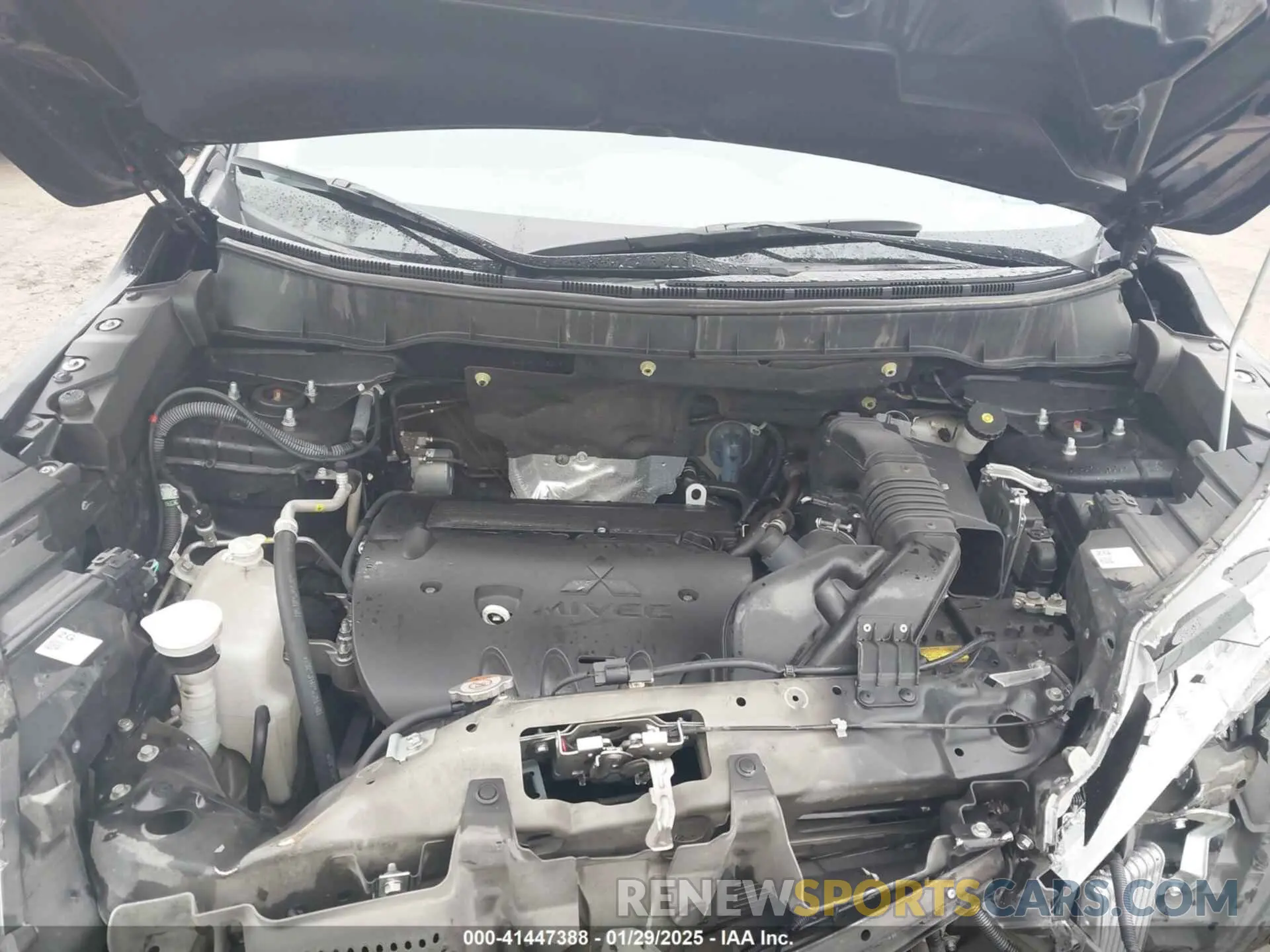 10 Photograph of a damaged car JA4ARUAU4PU013219 MITSUBISHI OUTLANDER SPORT 2023