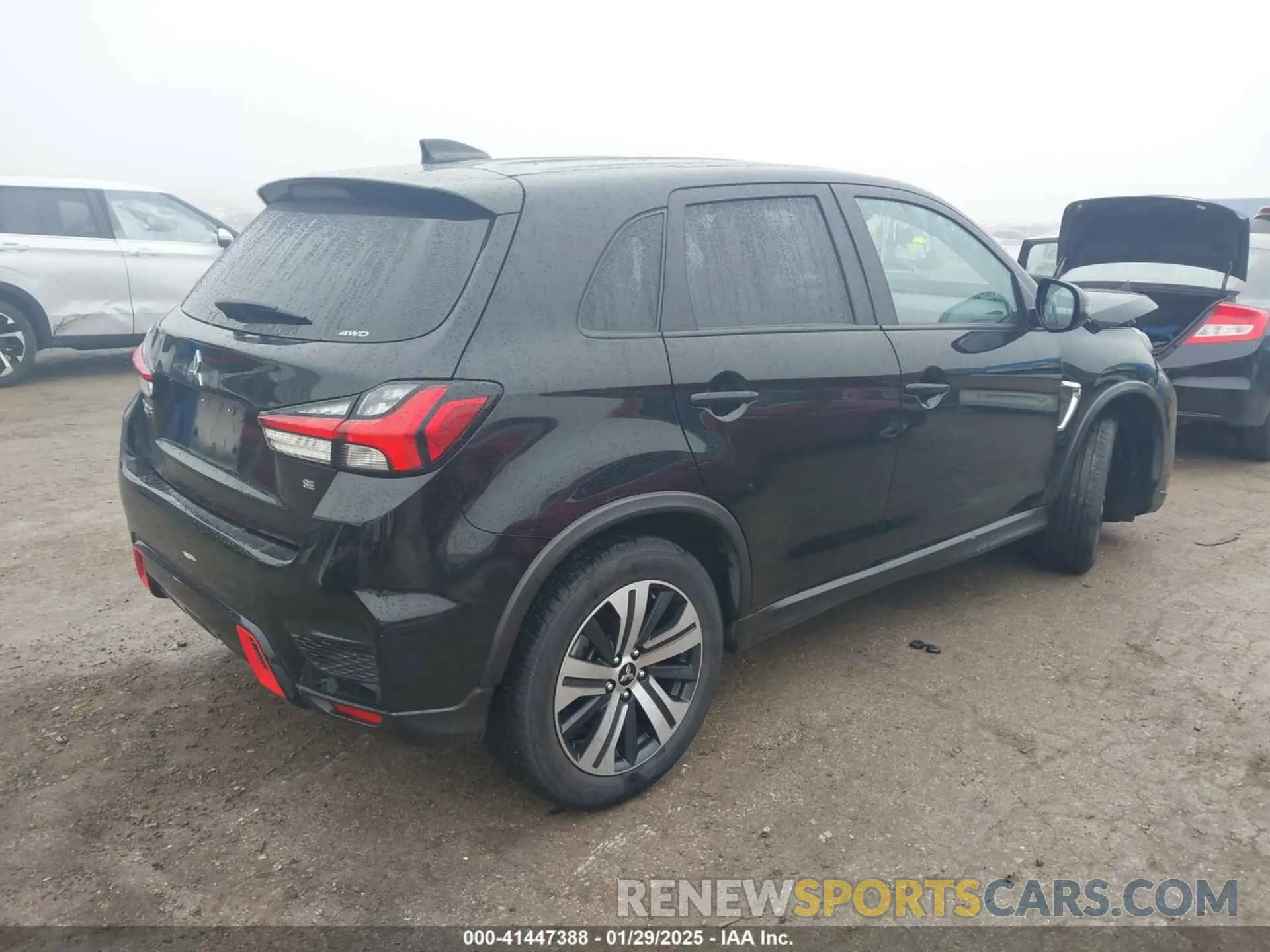 4 Photograph of a damaged car JA4ARUAU4PU013219 MITSUBISHI OUTLANDER SPORT 2023