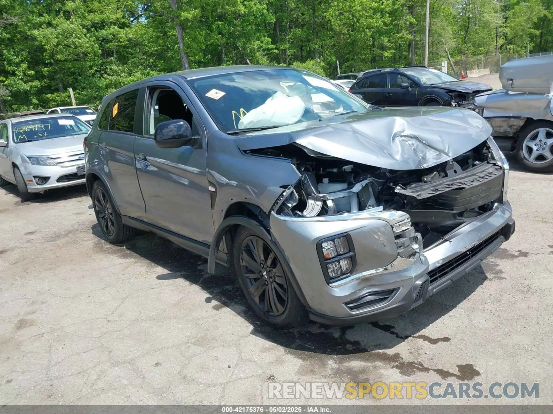 1 Photograph of a damaged car JA4ARUAU5PU013679 MITSUBISHI OUTLANDER SPORT 2023