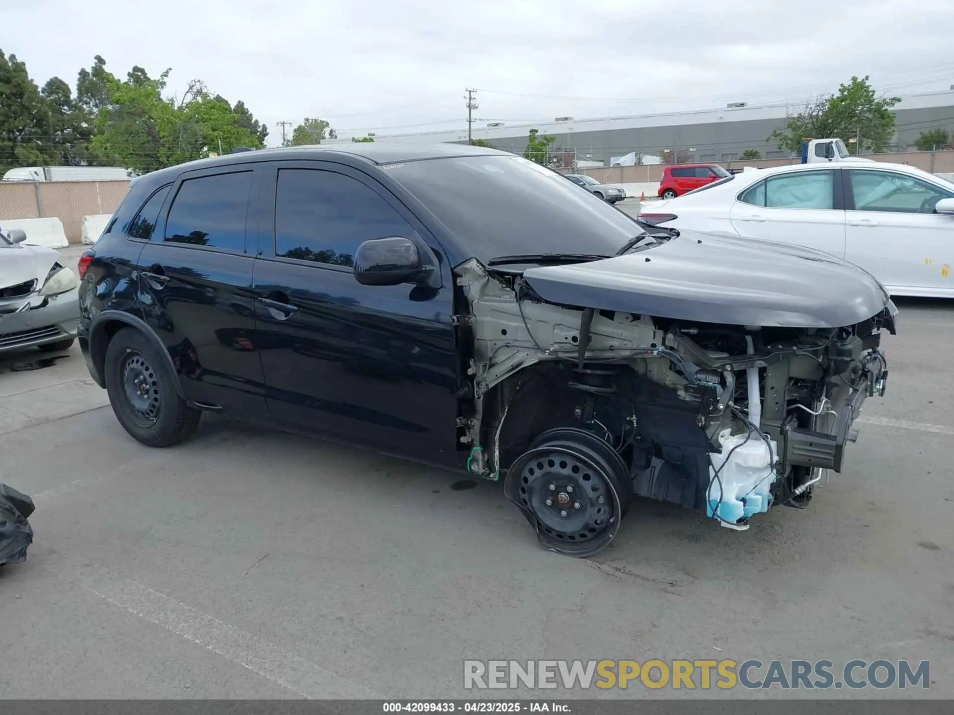 1 Photograph of a damaged car JA4ARUAU7PU010492 MITSUBISHI OUTLANDER SPORT 2023