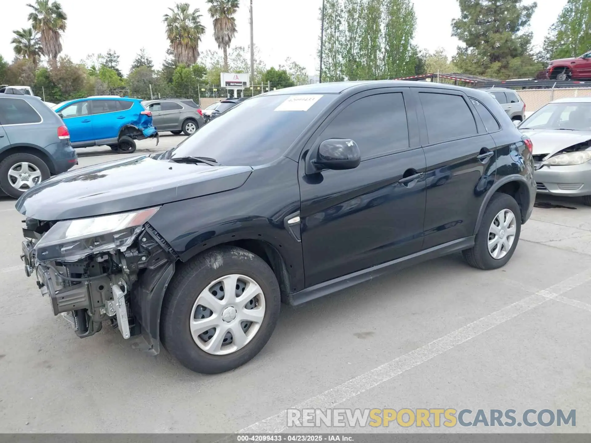2 Photograph of a damaged car JA4ARUAU7PU010492 MITSUBISHI OUTLANDER SPORT 2023