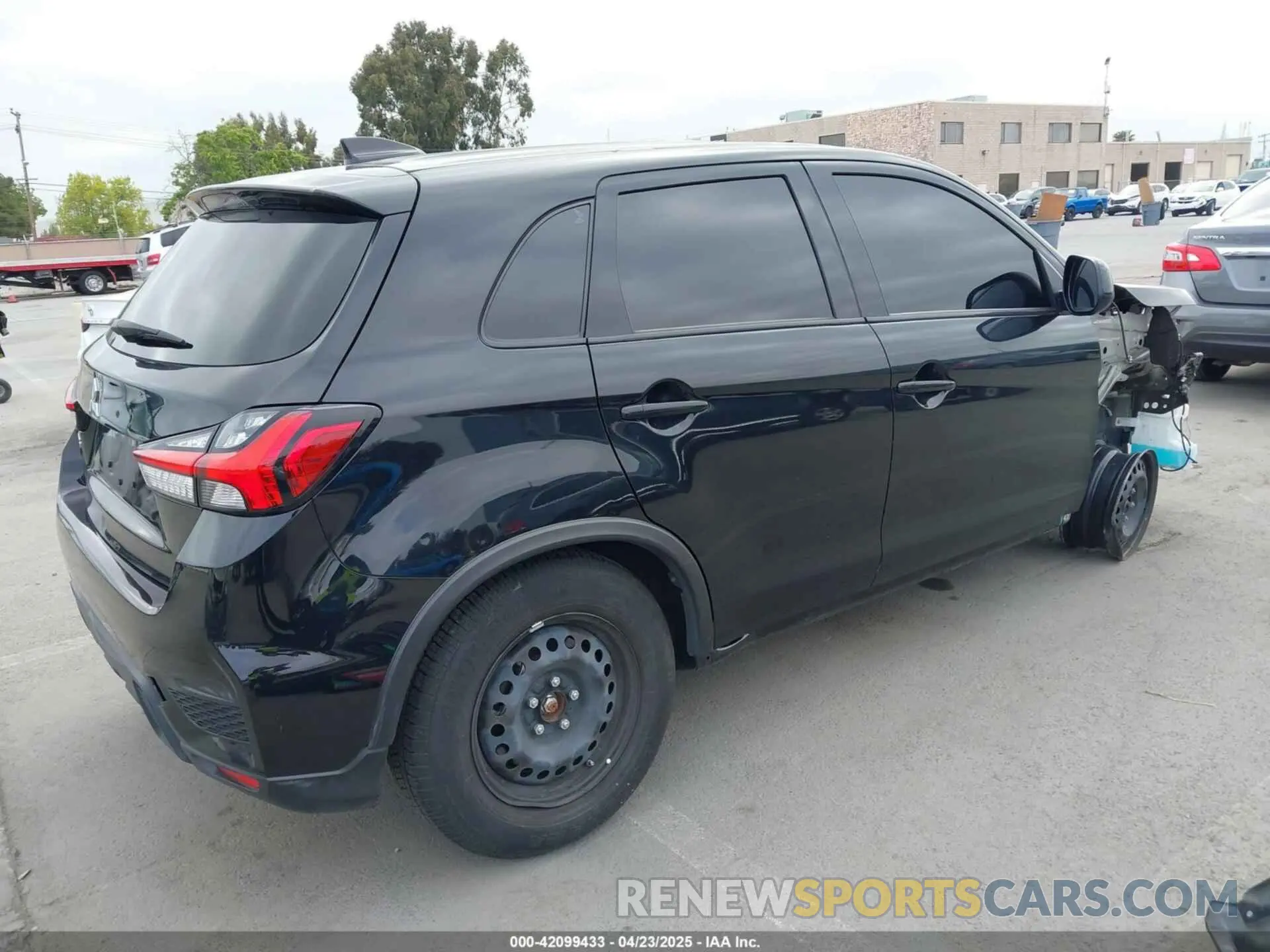 4 Photograph of a damaged car JA4ARUAU7PU010492 MITSUBISHI OUTLANDER SPORT 2023
