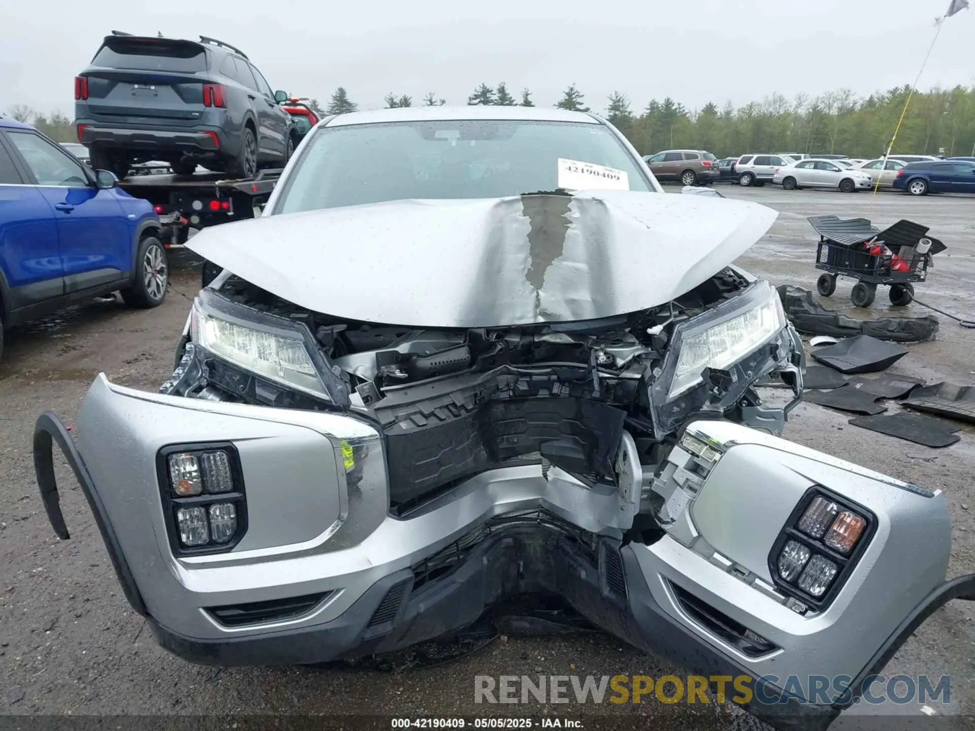 6 Photograph of a damaged car JA4ARUAU8PU002904 MITSUBISHI OUTLANDER SPORT 2023