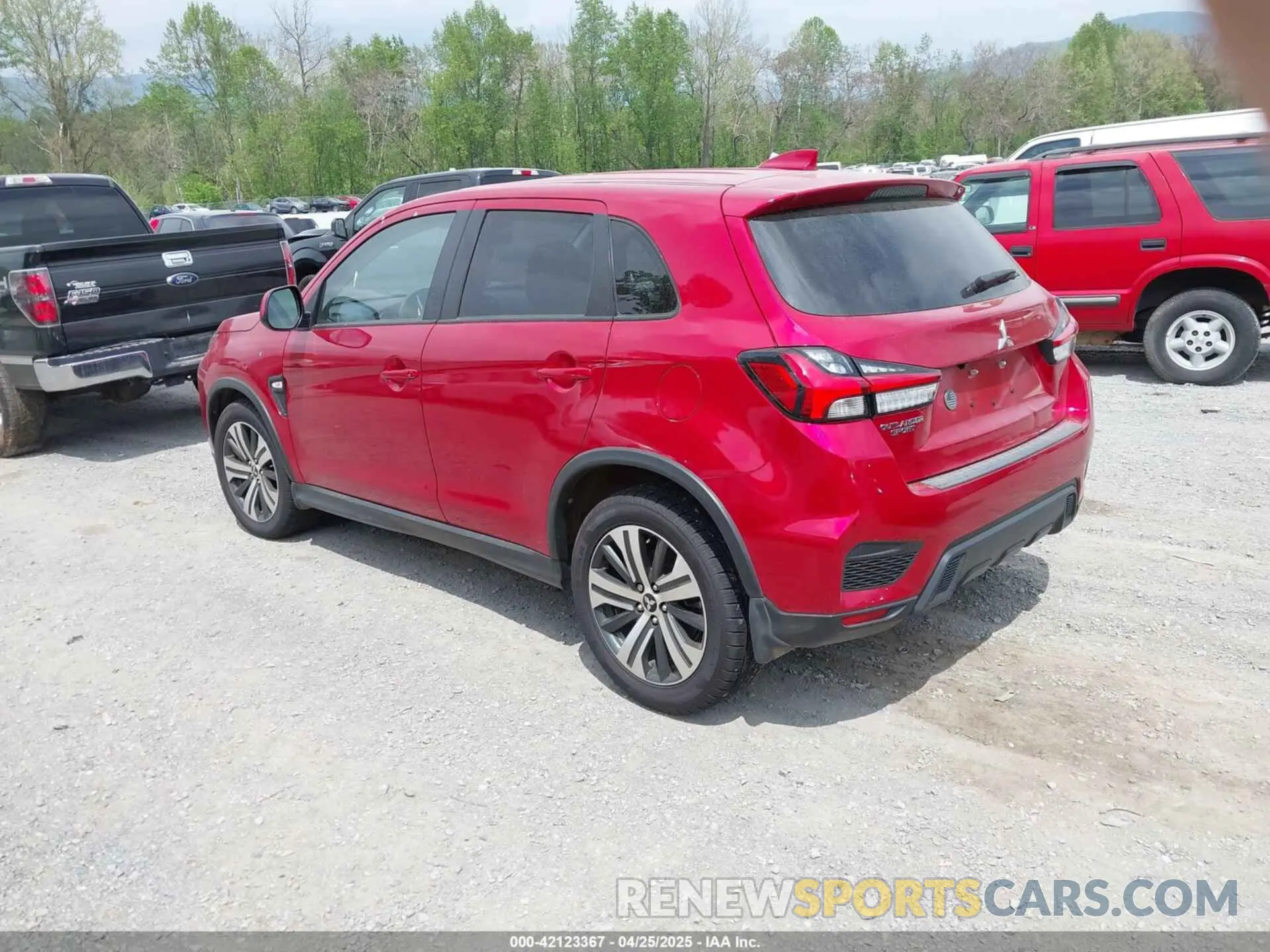 3 Photograph of a damaged car JA4ARUAU8PU011019 MITSUBISHI OUTLANDER SPORT 2023