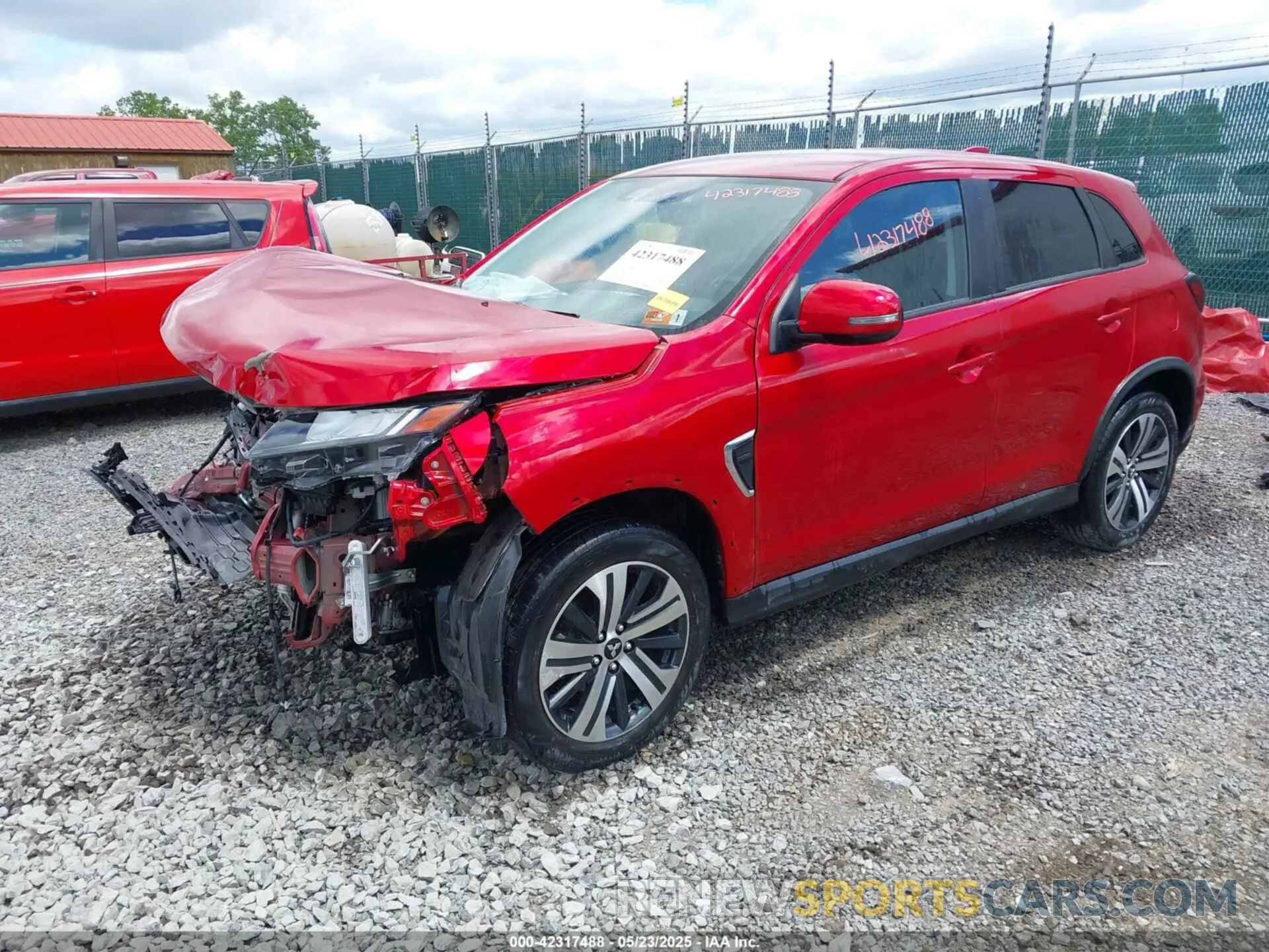 2 Photograph of a damaged car JA4ARUAU8PU015524 MITSUBISHI OUTLANDER SPORT 2023
