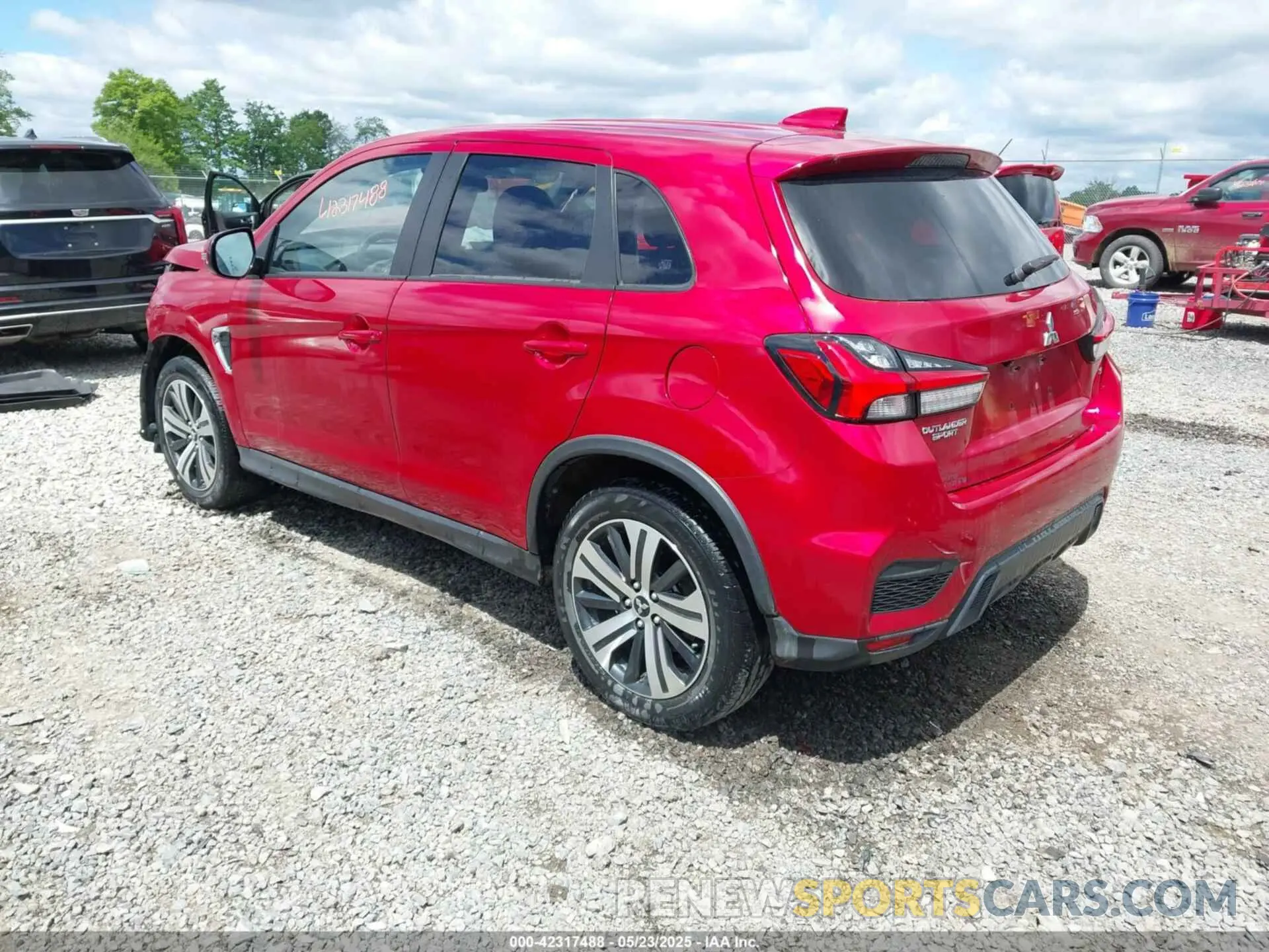 3 Photograph of a damaged car JA4ARUAU8PU015524 MITSUBISHI OUTLANDER SPORT 2023