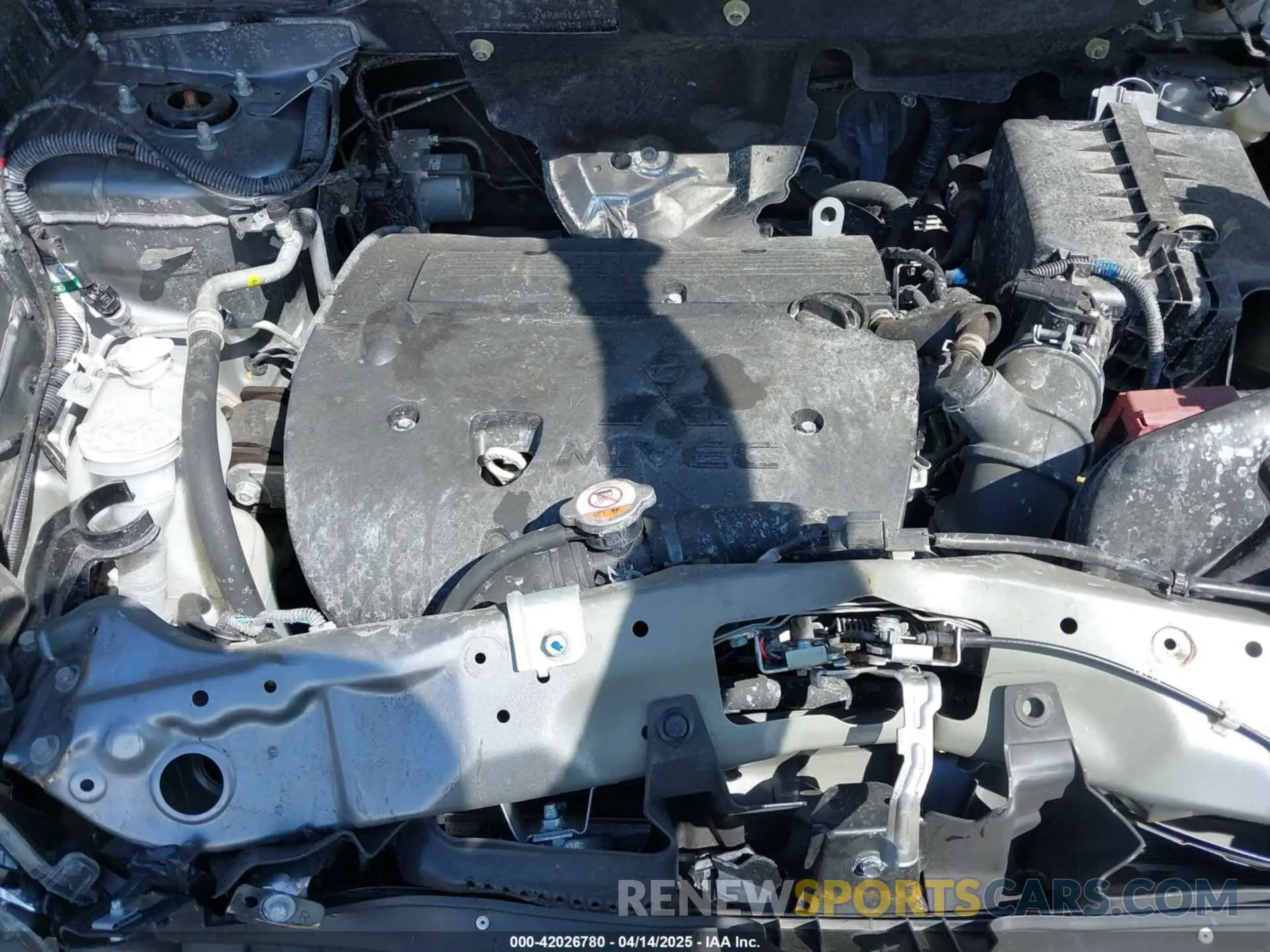 10 Photograph of a damaged car JA4ARUAU8PU016818 MITSUBISHI OUTLANDER SPORT 2023