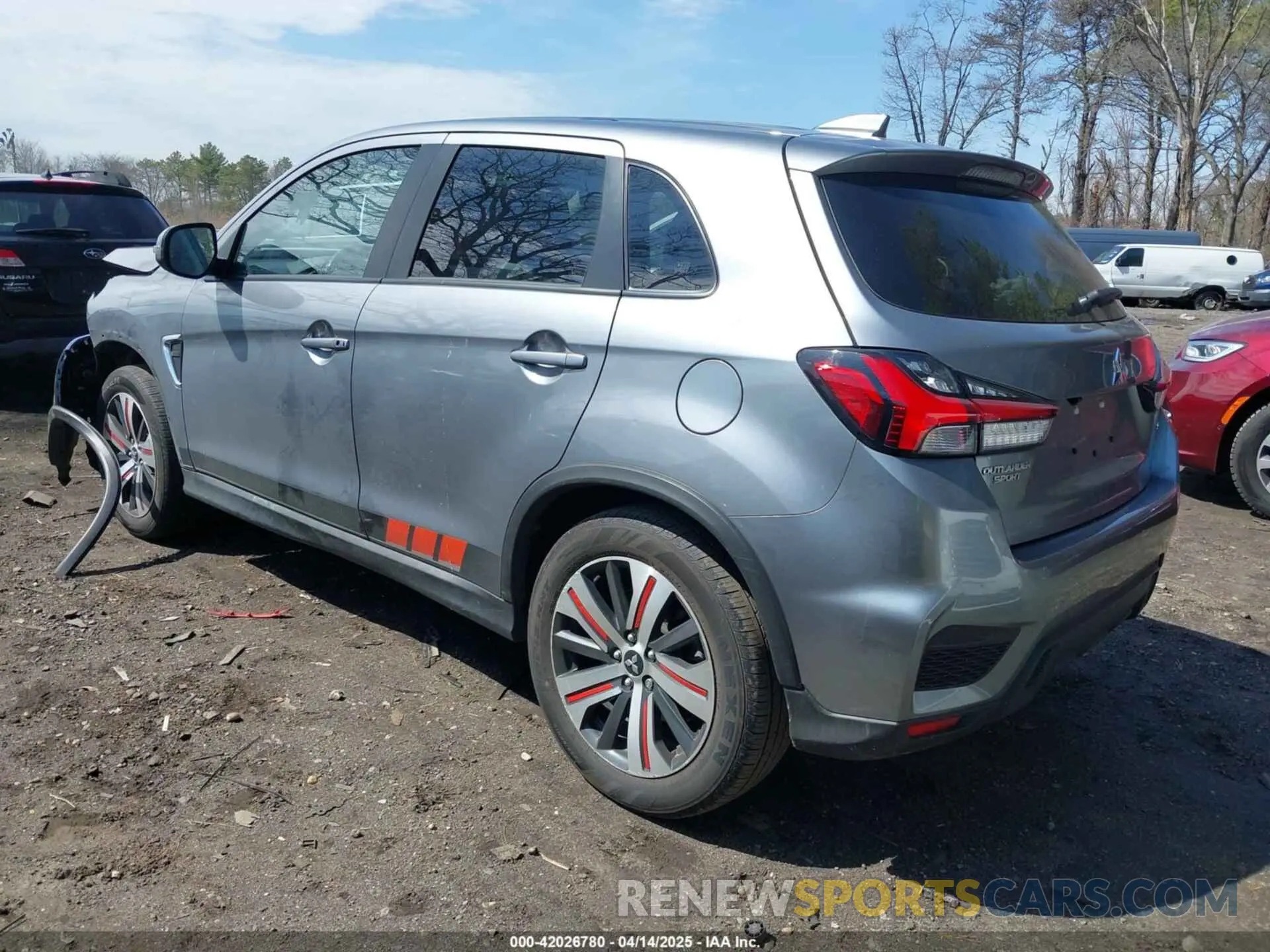 3 Photograph of a damaged car JA4ARUAU8PU016818 MITSUBISHI OUTLANDER SPORT 2023
