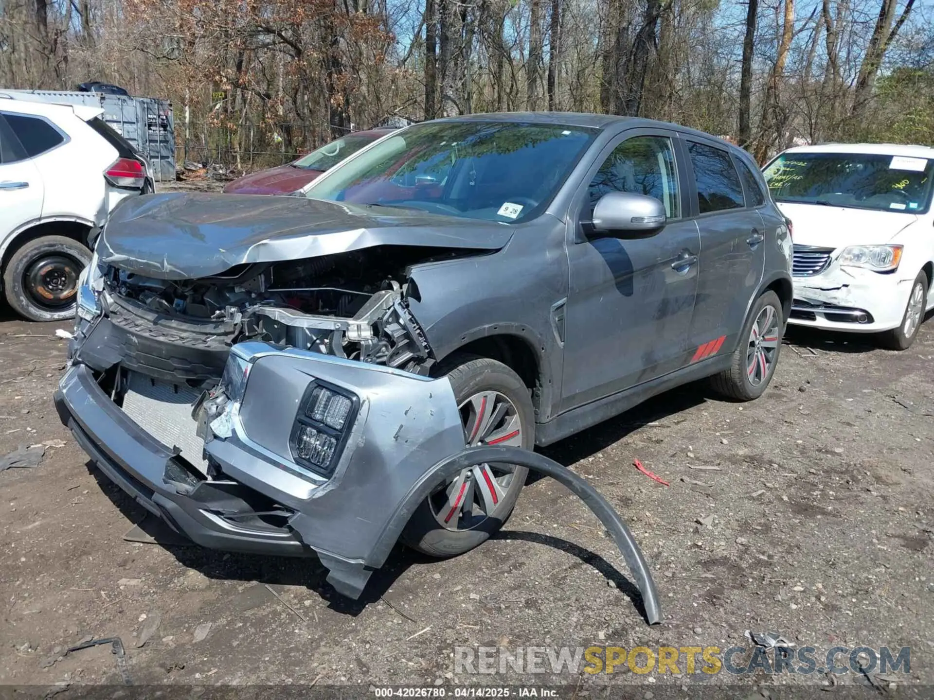 6 Photograph of a damaged car JA4ARUAU8PU016818 MITSUBISHI OUTLANDER SPORT 2023