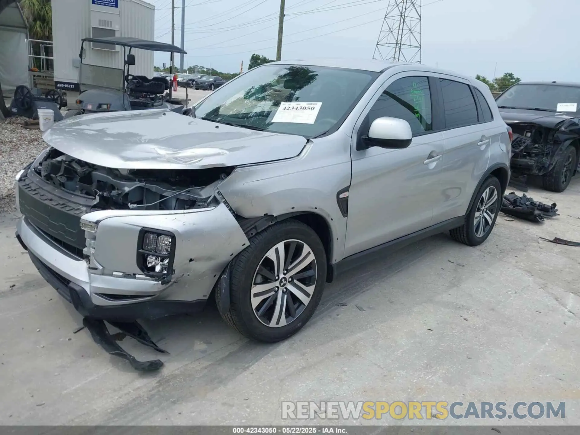 2 Photograph of a damaged car JA4ARUAU9PU007786 MITSUBISHI OUTLANDER SPORT 2023