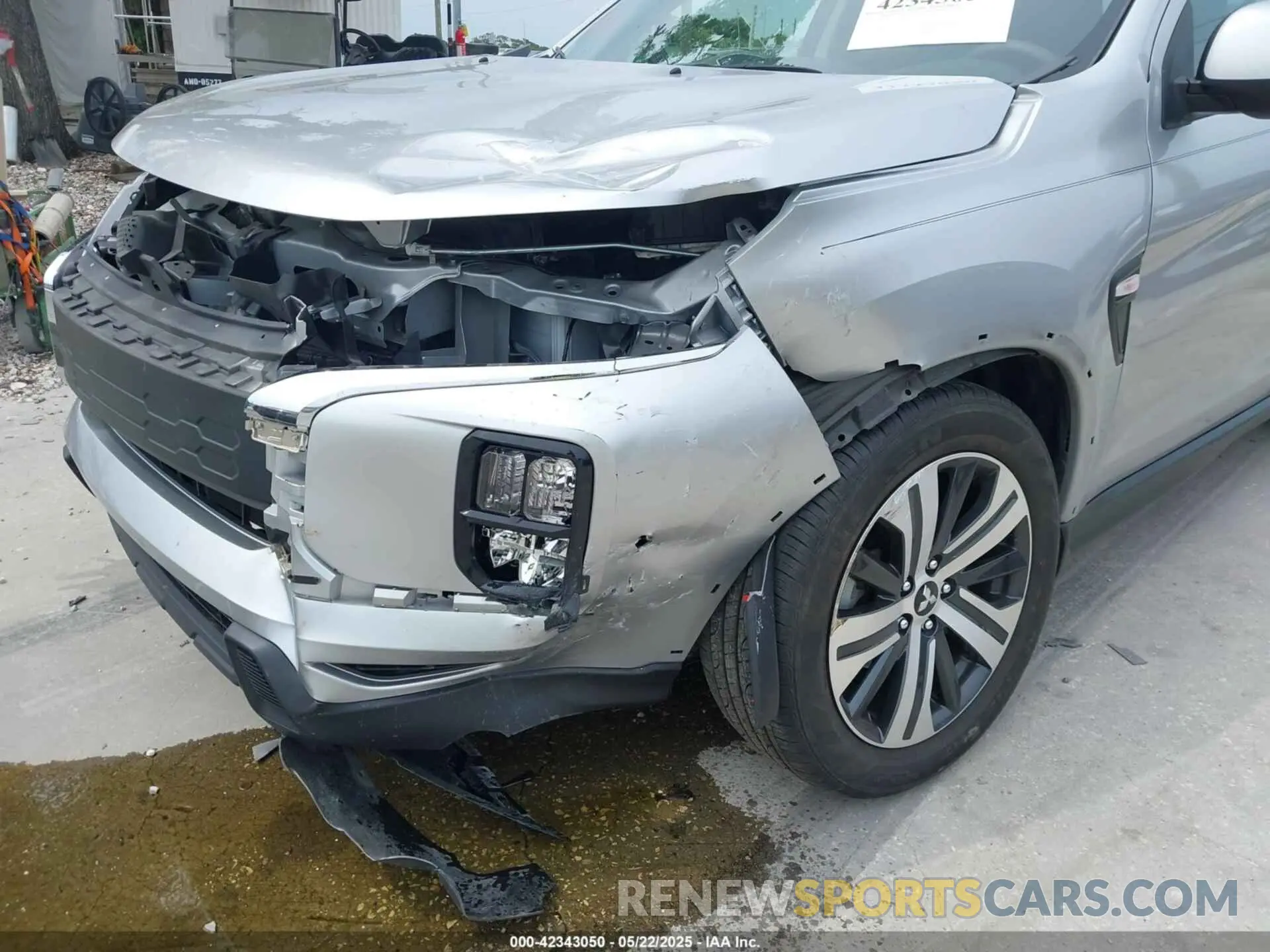 6 Photograph of a damaged car JA4ARUAU9PU007786 MITSUBISHI OUTLANDER SPORT 2023
