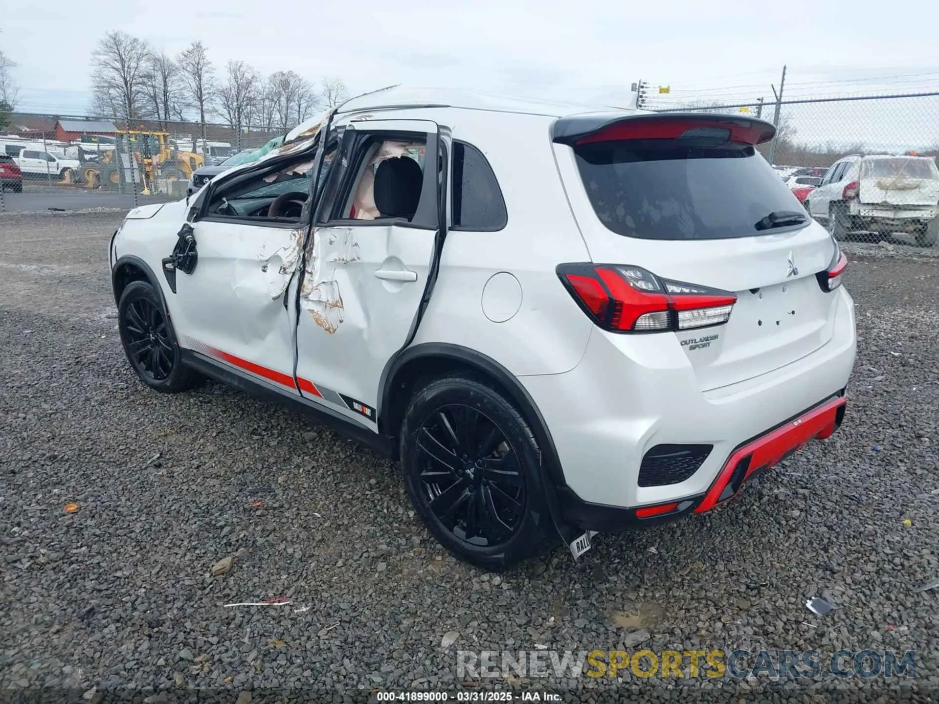 3 Photograph of a damaged car JA4ARUAUXPU007733 MITSUBISHI OUTLANDER SPORT 2023