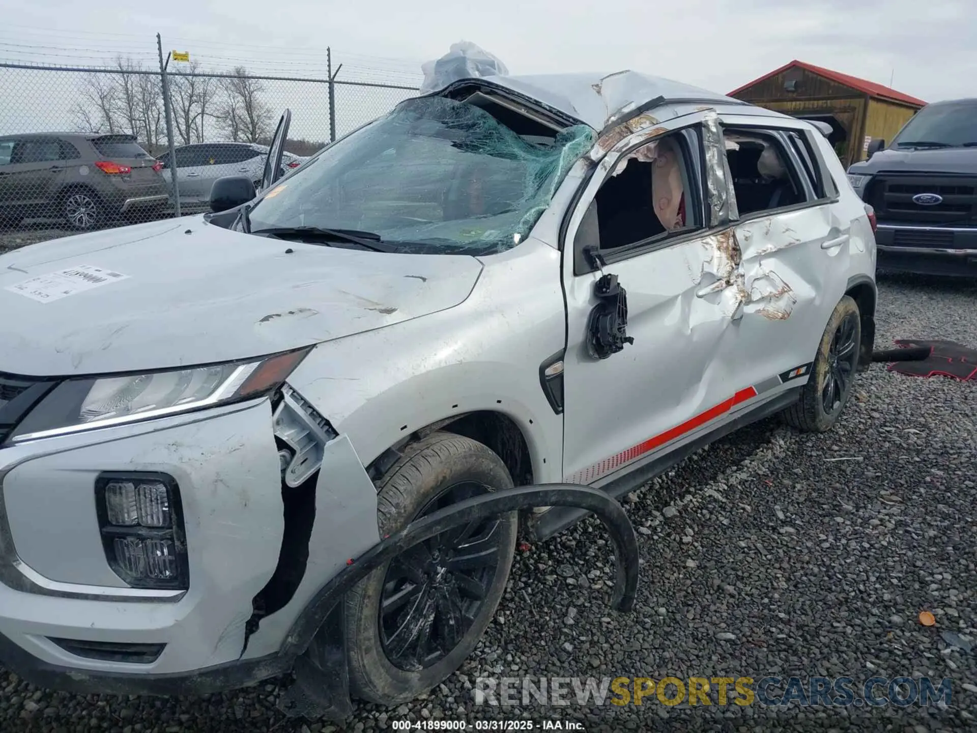 6 Photograph of a damaged car JA4ARUAUXPU007733 MITSUBISHI OUTLANDER SPORT 2023