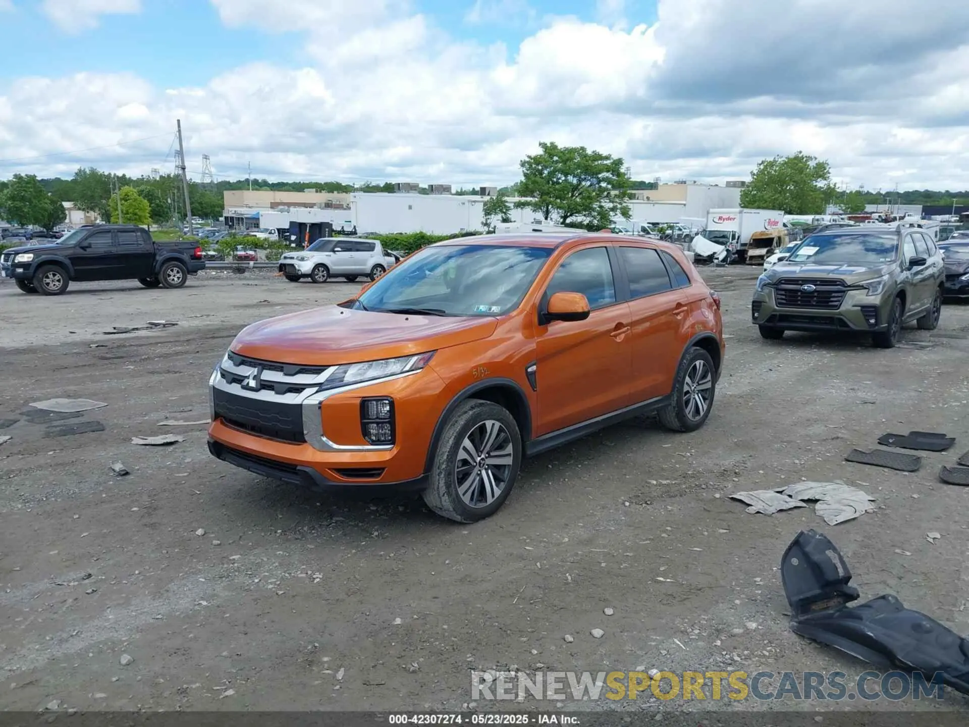 2 Photograph of a damaged car JA4ARUAU0RU000616 MITSUBISHI OUTLANDER SPORT 2024