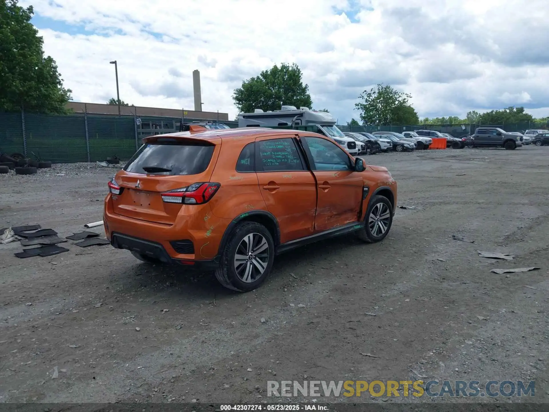 4 Photograph of a damaged car JA4ARUAU0RU000616 MITSUBISHI OUTLANDER SPORT 2024