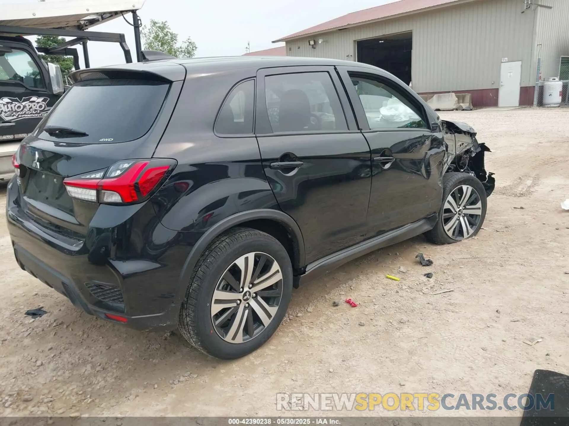 4 Photograph of a damaged car JA4ARUAU0RU023555 MITSUBISHI OUTLANDER SPORT 2024