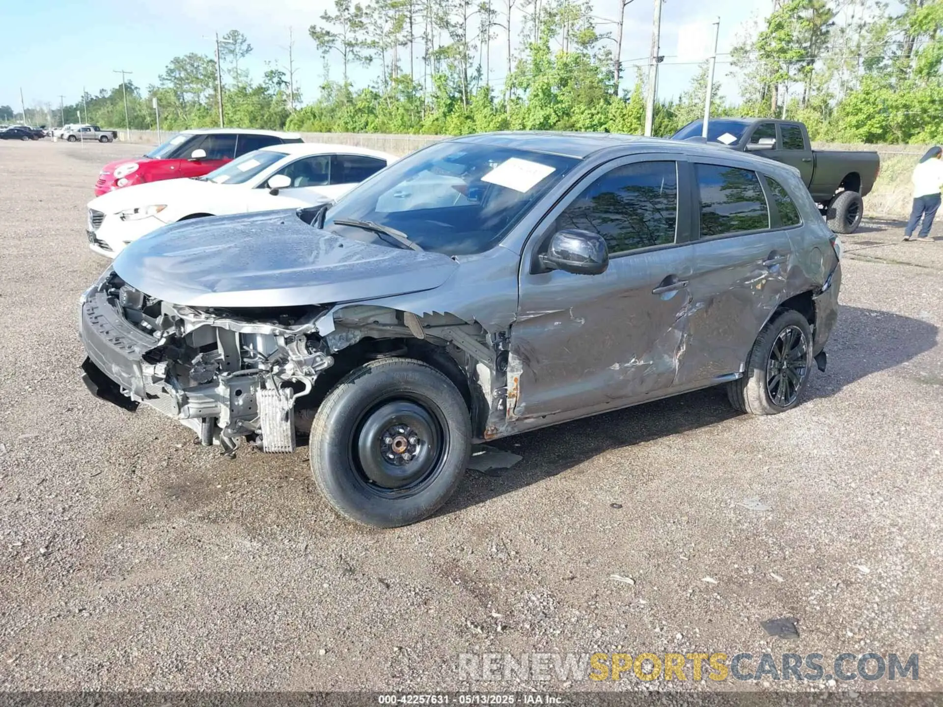2 Photograph of a damaged car JA4ARUAU1RU020180 MITSUBISHI OUTLANDER SPORT 2024