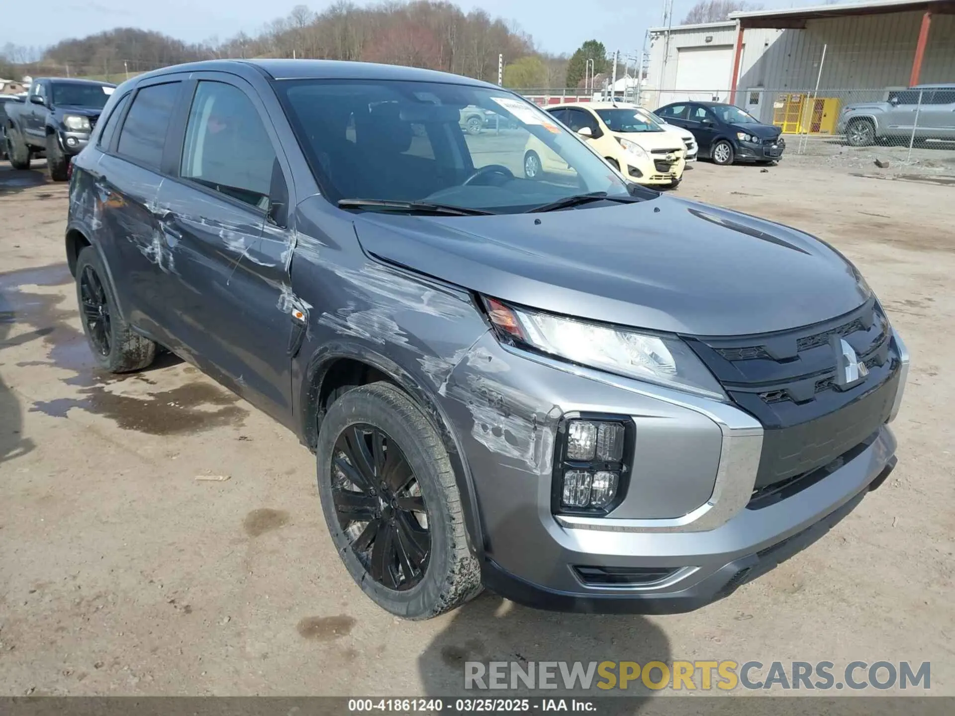 1 Photograph of a damaged car JA4ARUAU2RU001654 MITSUBISHI OUTLANDER SPORT 2024