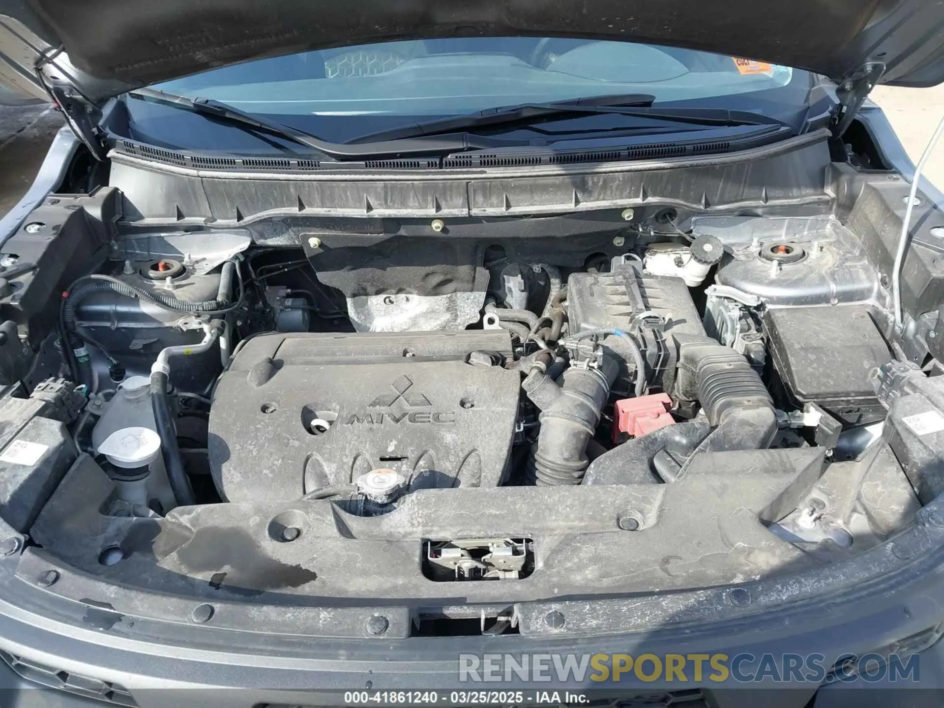 10 Photograph of a damaged car JA4ARUAU2RU001654 MITSUBISHI OUTLANDER SPORT 2024