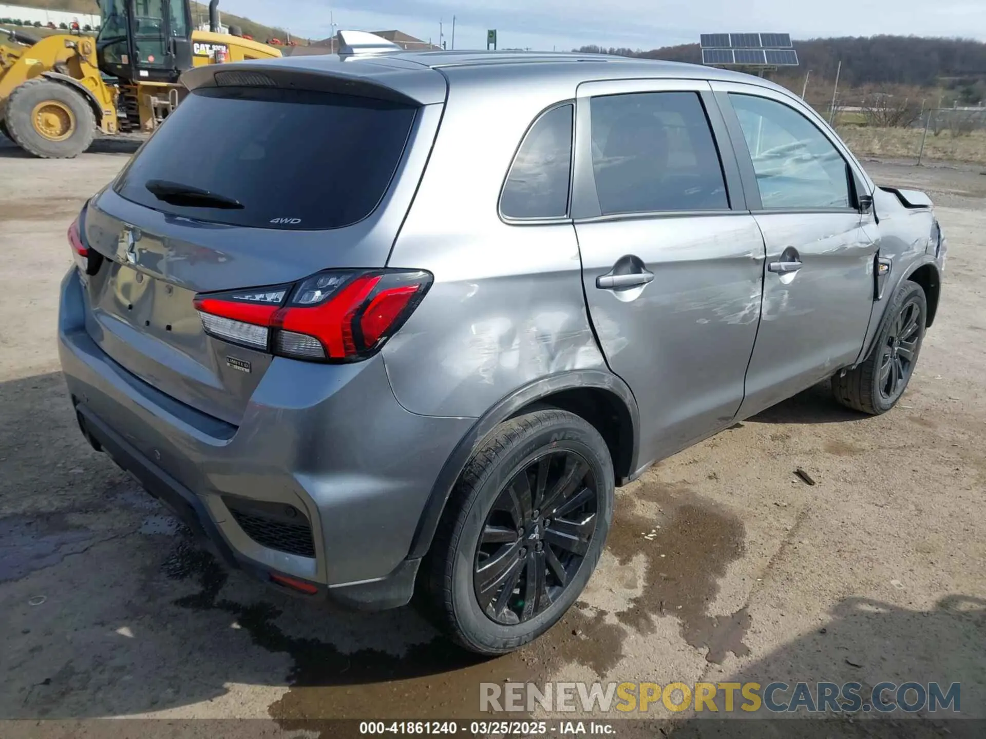 4 Photograph of a damaged car JA4ARUAU2RU001654 MITSUBISHI OUTLANDER SPORT 2024