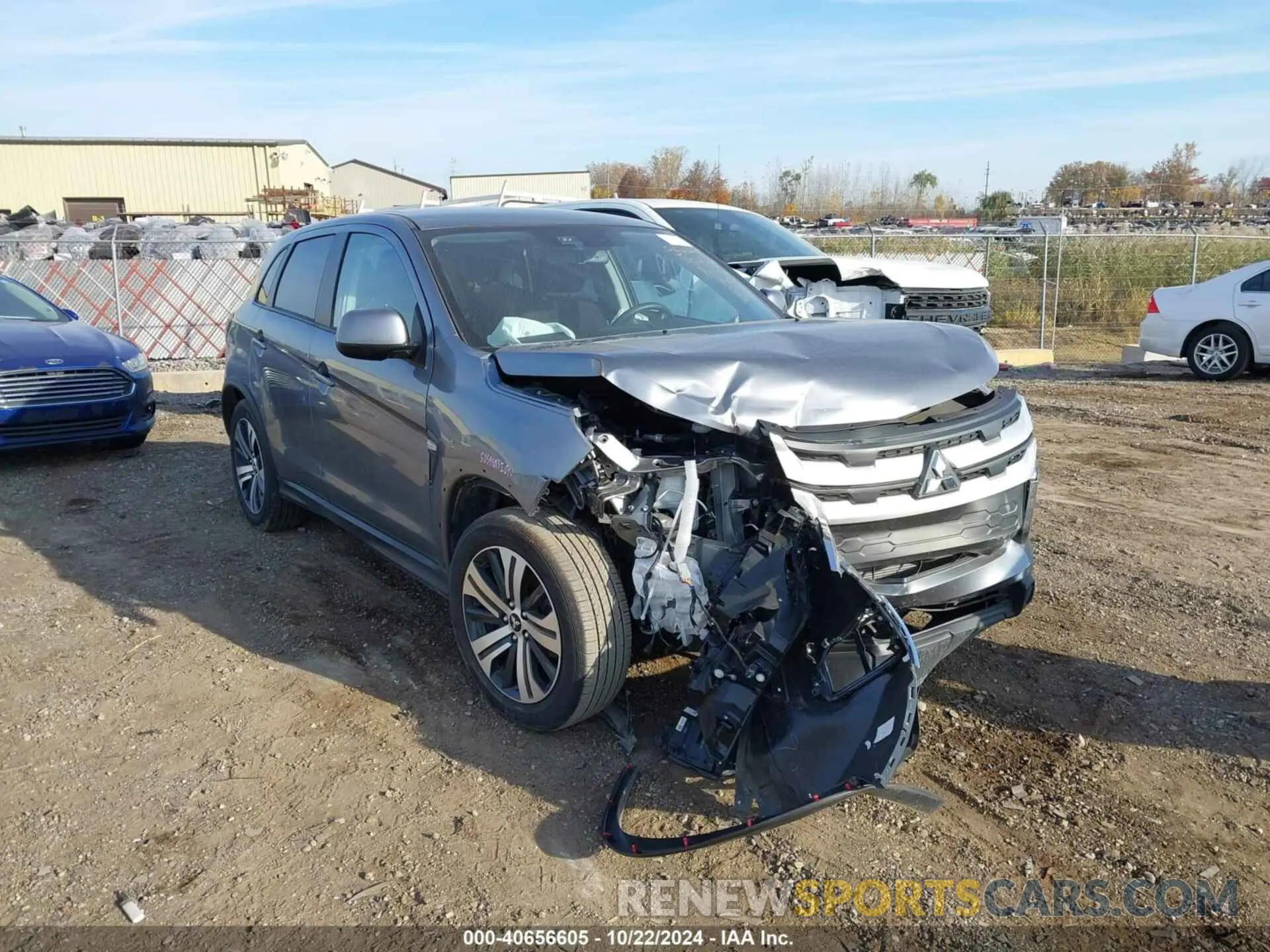 1 Photograph of a damaged car JA4ARUAU2RU007521 MITSUBISHI OUTLANDER SPORT 2024