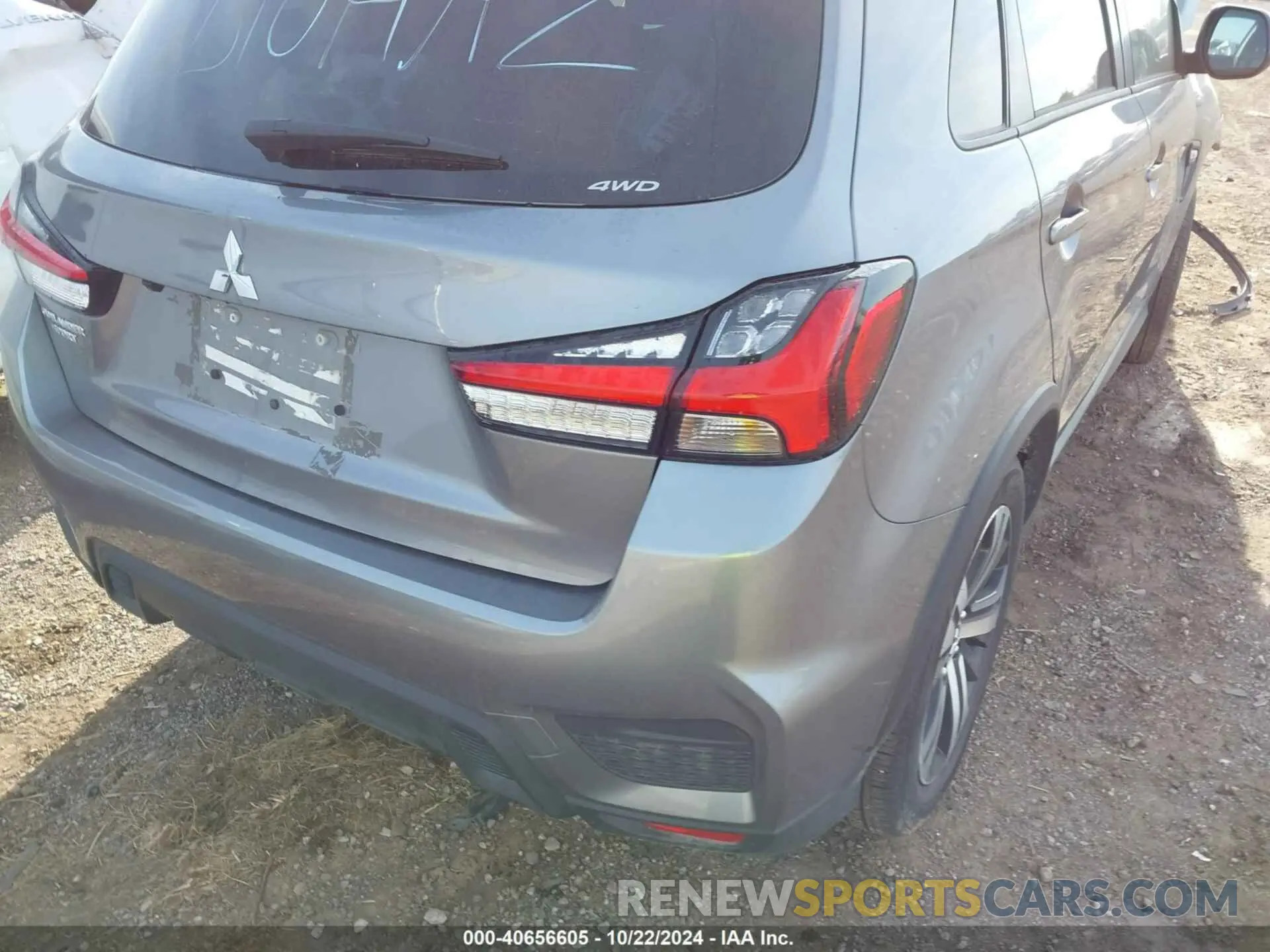 4 Photograph of a damaged car JA4ARUAU2RU007521 MITSUBISHI OUTLANDER SPORT 2024