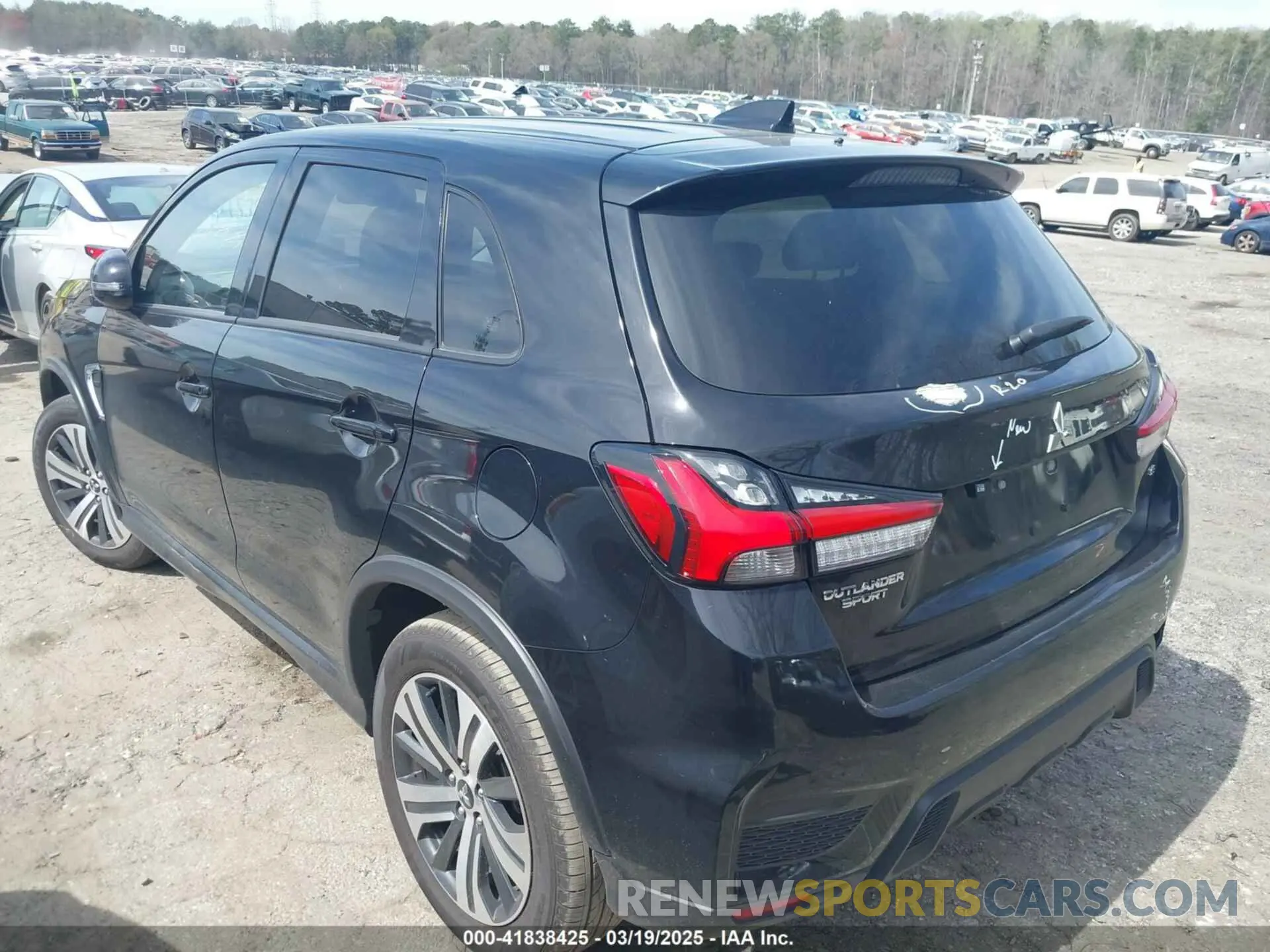 3 Photograph of a damaged car JA4ARUAU4RU004975 MITSUBISHI OUTLANDER SPORT 2024